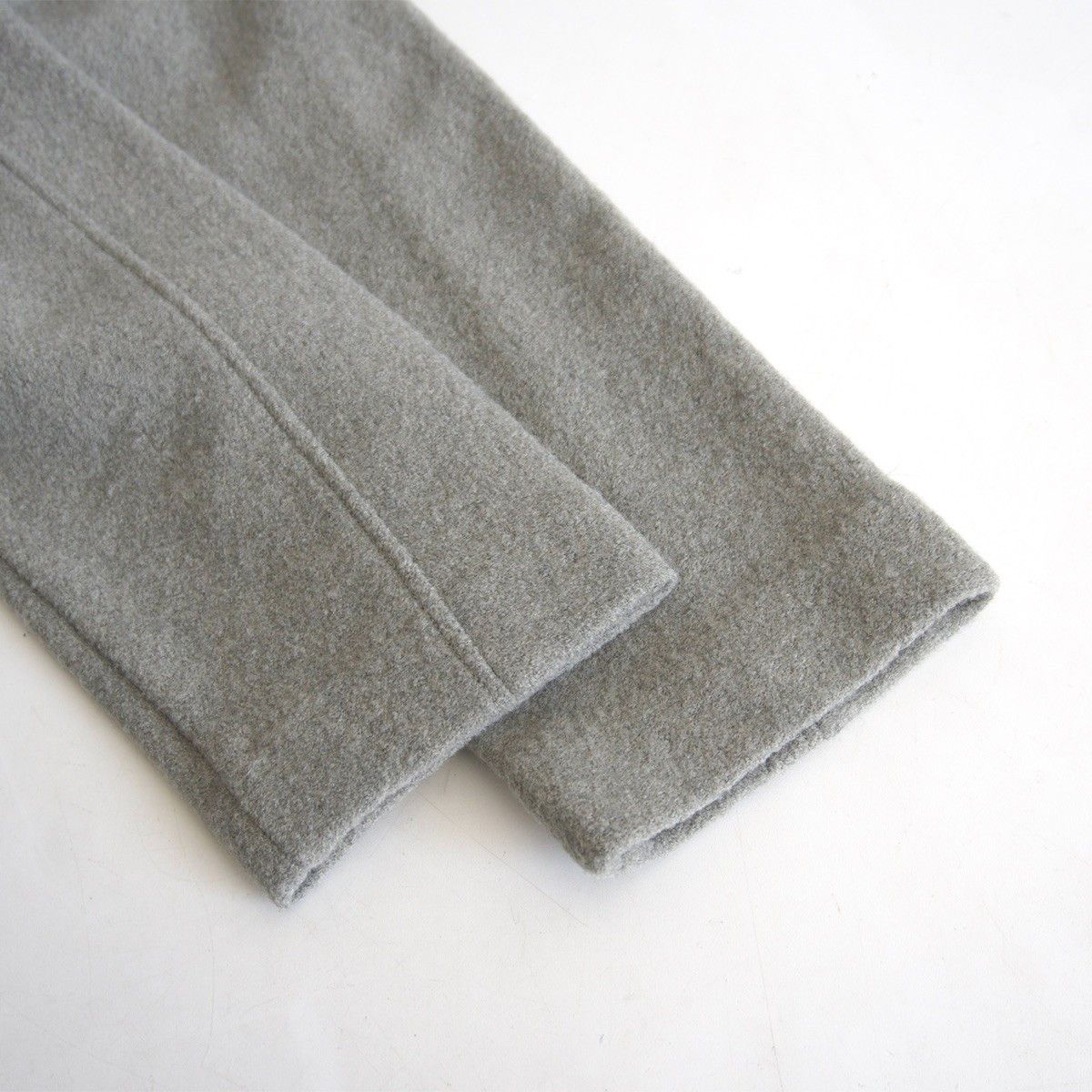 Vintage evameva Pressed wool hooded coat Gray Size 2 Size US M / EU 48-50 / 2 - 4 Thumbnail