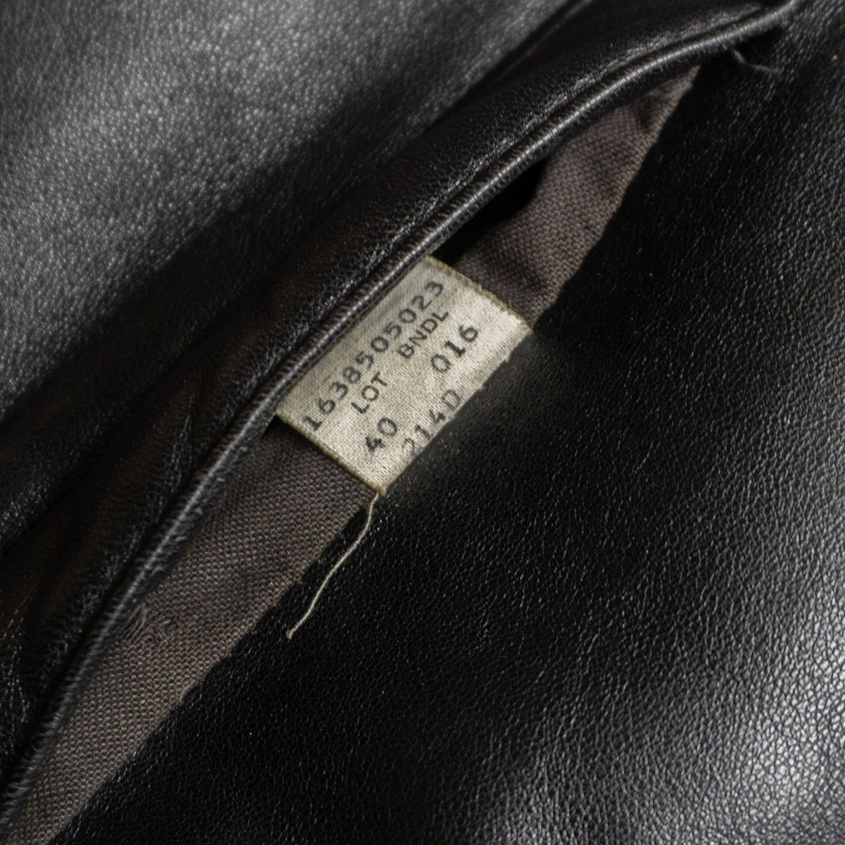 Schott Schott Leather Down Jacket Black Size 40 Size US XXS / EU 40 - 7 Thumbnail