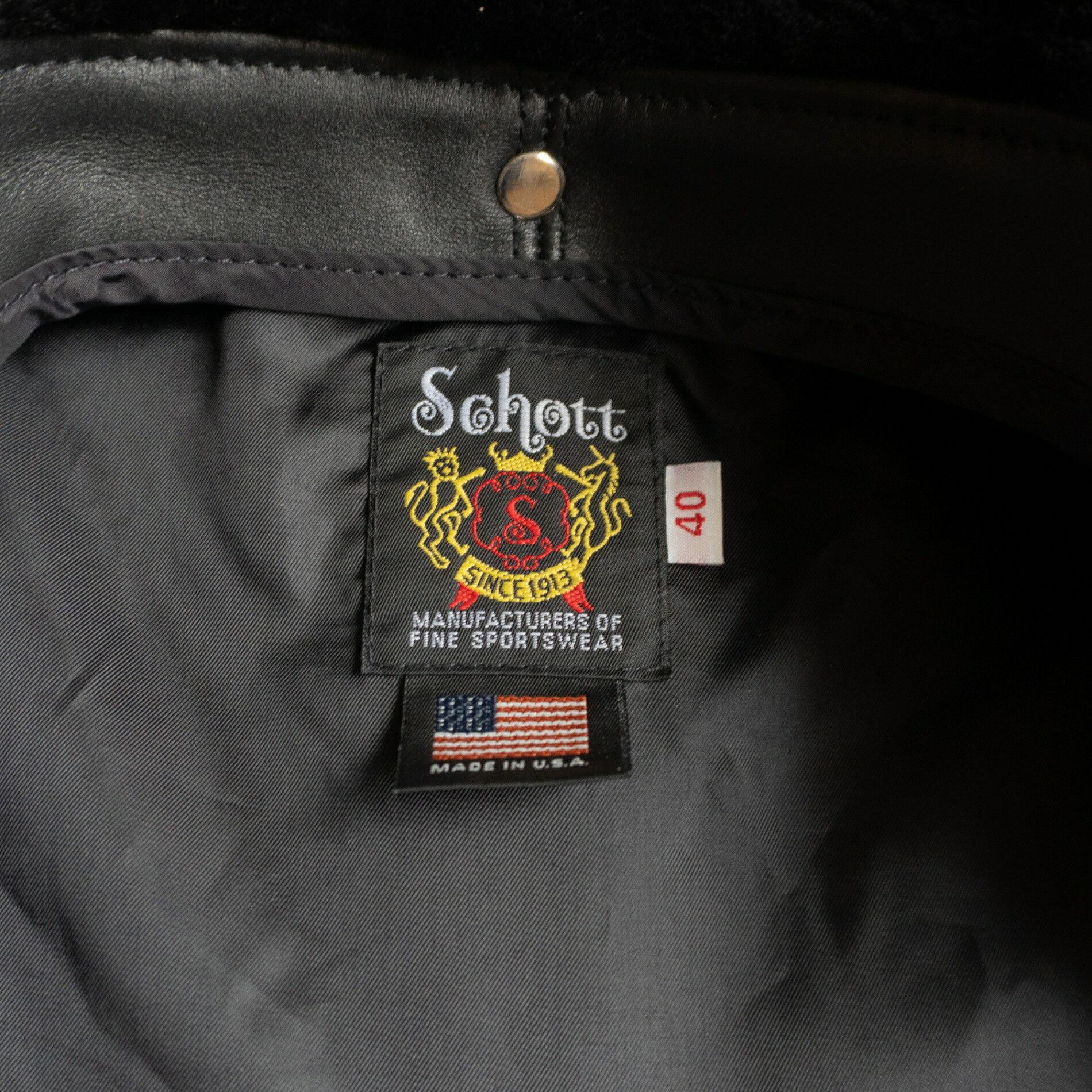 Schott Schott Lamb Double Rider Jacket Size 40 Size US XXS / EU 40 - 6 Thumbnail