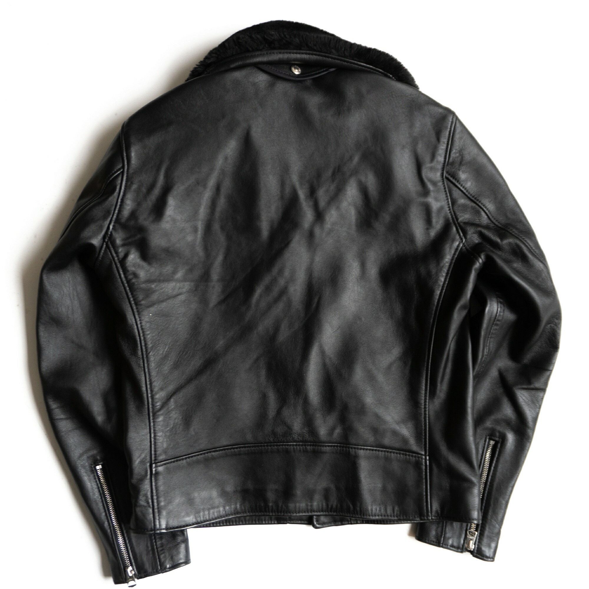 Schott Schott Lamb Double Rider Jacket Size 40 Size US XXS / EU 40 - 2 Thumbnail