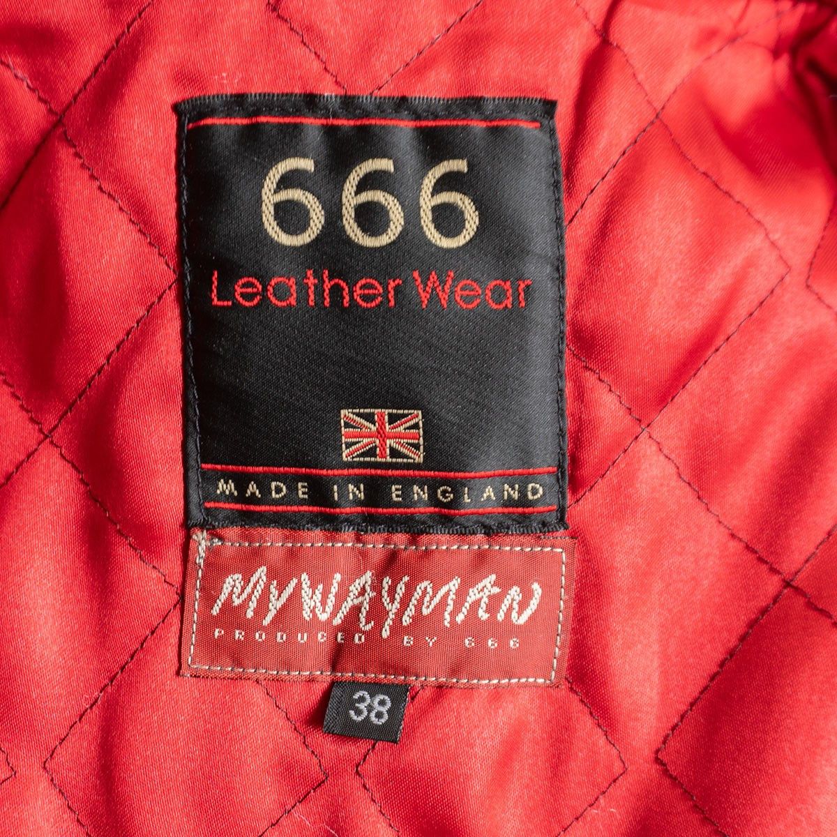 Vintage 666 triple six Single Moto Jacket Size 38 Size US M / EU 48-50 / 2 - 6 Thumbnail