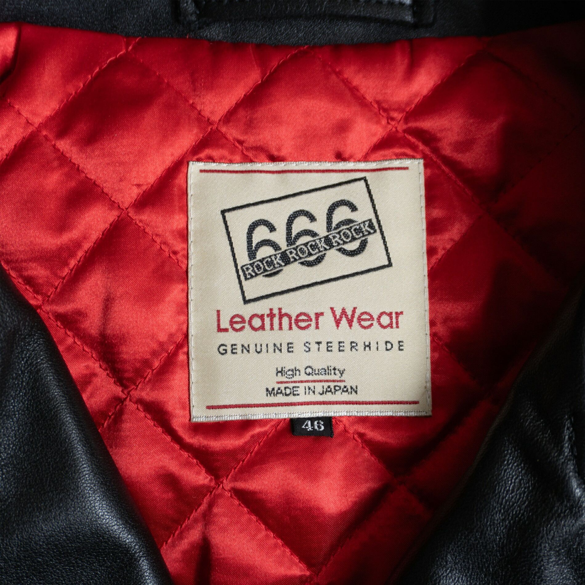Vintage 666 triple six 46 UK Steerhide Double Riders Jacket Size 46 Size US S / EU 44-46 / 1 - 6 Thumbnail