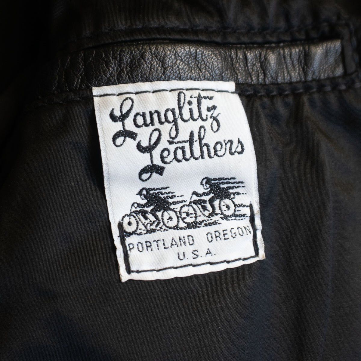 Vintage Langlitz Leathers Biker jacket Size 46 Size US S / EU 44-46 / 1 - 6 Thumbnail