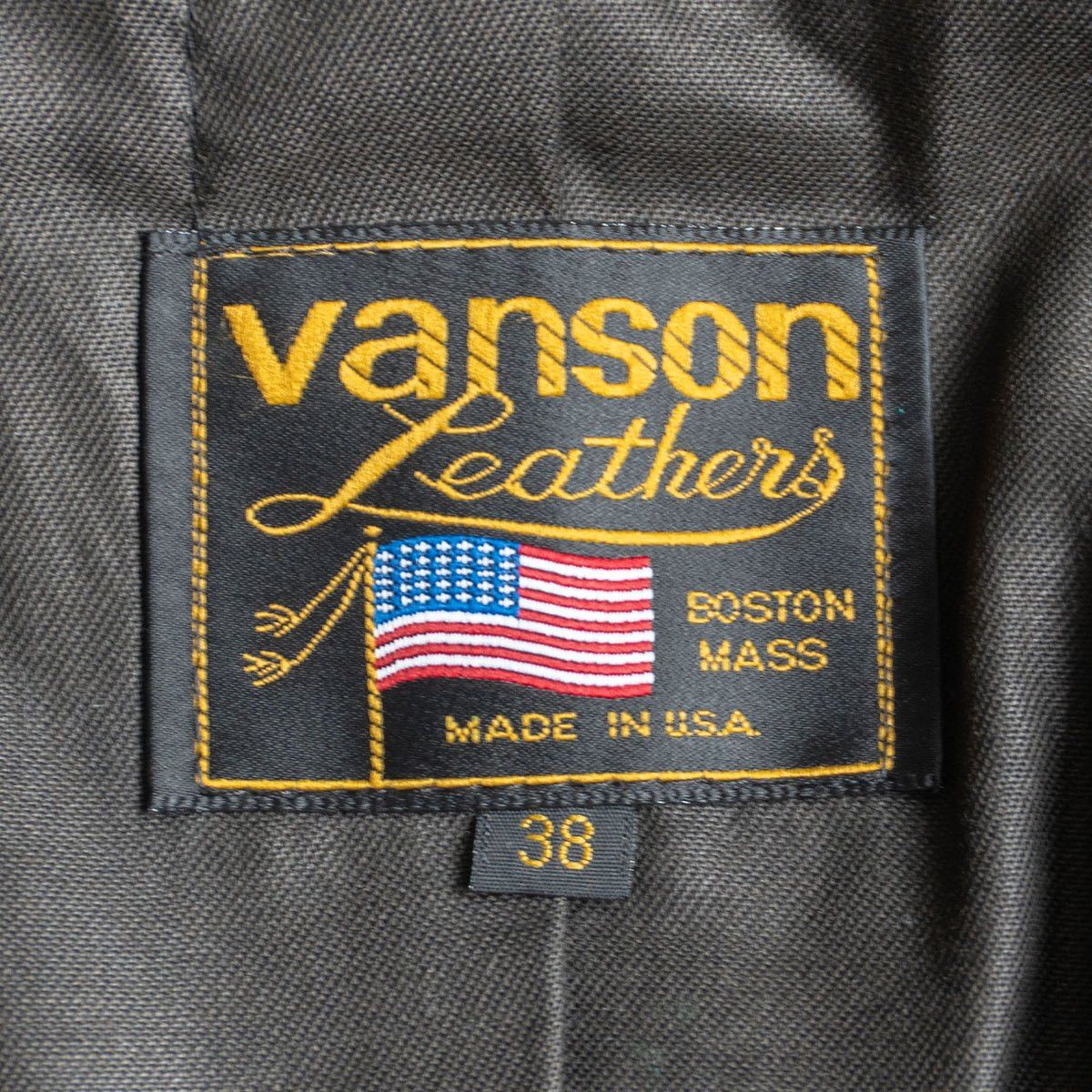 Vintage VANSON Single Rider Jacket Size 38 Size US L / EU 52-54 / 3 - 6 Thumbnail