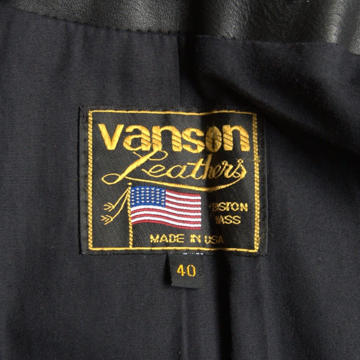 Vintage VANSON Single Motorcycle Jacket Size 40 Size US XXS / EU 40 - 6 Thumbnail