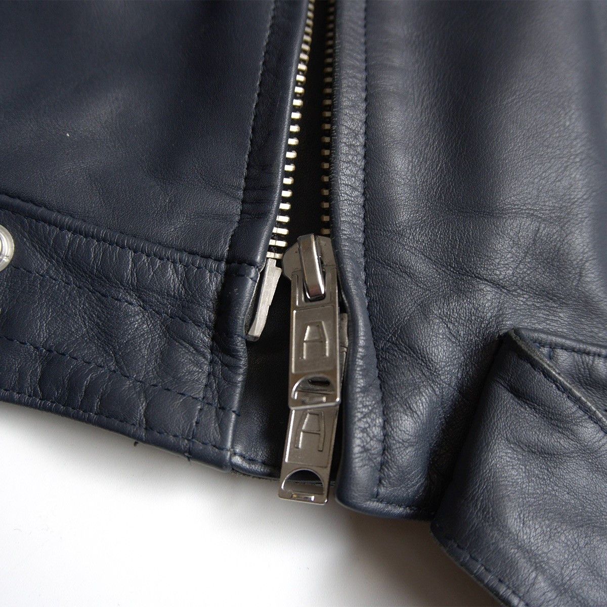 Vintage 666 triple six Asymmetrical biker jacket Size 40 Size US XXS / EU 40 - 5 Thumbnail