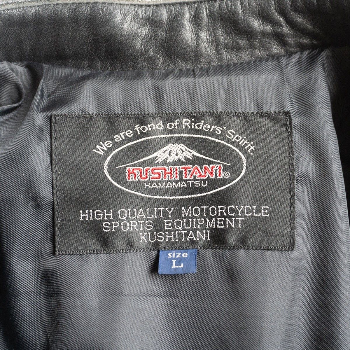 Vintage KUSHITANI Single Rider Leather Jacket Black Size L Size US L / EU 52-54 / 3 - 3 Thumbnail