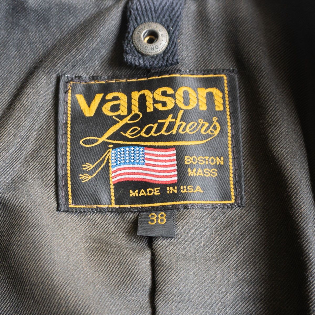 Vintage VANSON ONESTAR Motorcycle Jacket Size 38 Size US L / EU 52-54 / 3 - 5 Thumbnail
