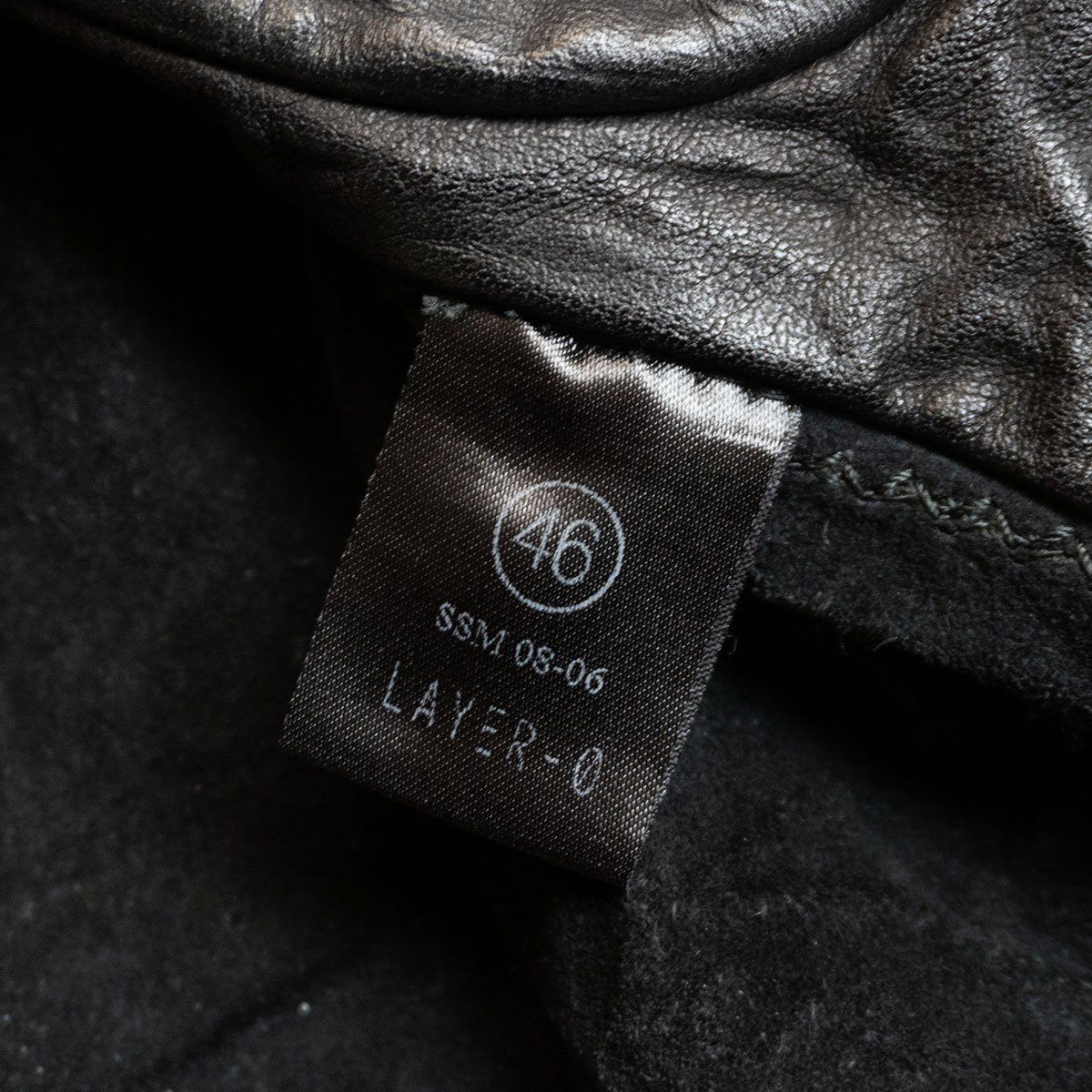 Layer-0 Layer-0 Leather jacket Black Size 46 Size US S / EU 44-46 / 1 - 8 Thumbnail