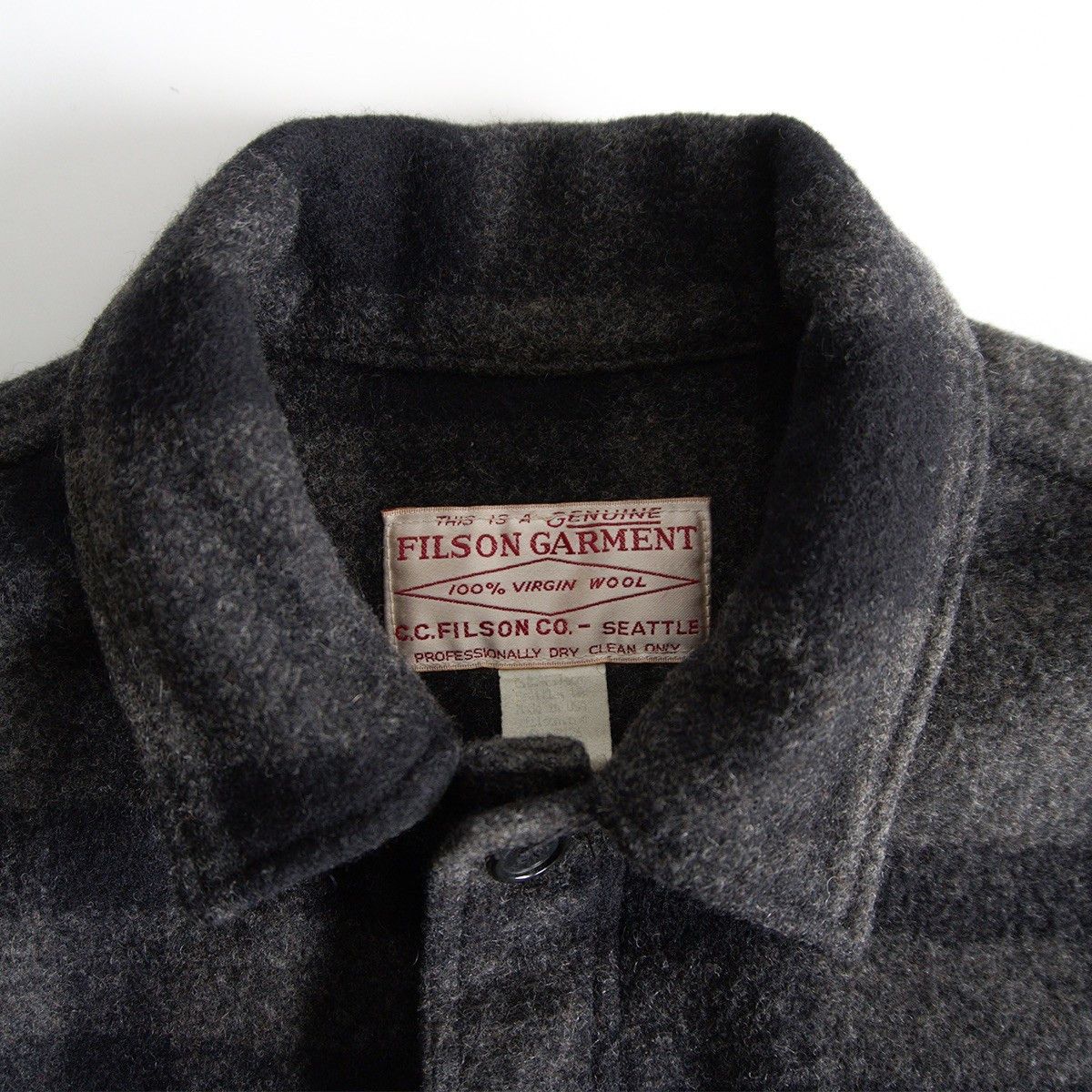 Filson Filson Mackinaw Cruiser Jacket Gray Size 38 Size US M / EU 48-50 / 2 - 6 Thumbnail
