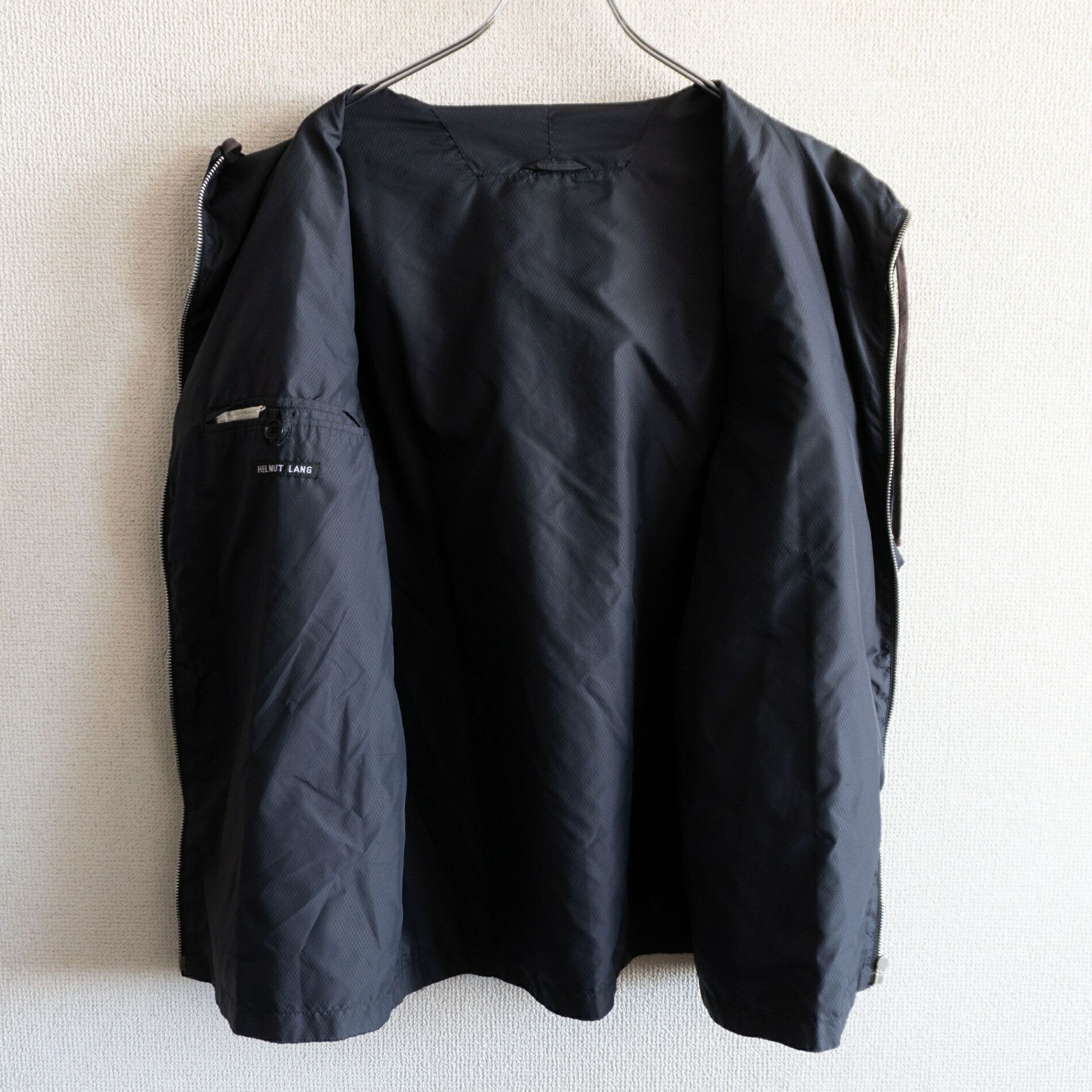 Helmut Lang Helmut Lang Signature Parachute Nylon Jacket Black Size 38 Size US L / EU 52-54 / 3 - 3 Thumbnail