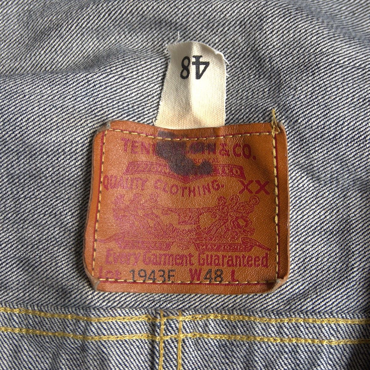 Tenderloin Tenderloin 1943 WW2 Denim Jacket Size 48 Size US M / EU 48-50 / 2 - 3 Thumbnail