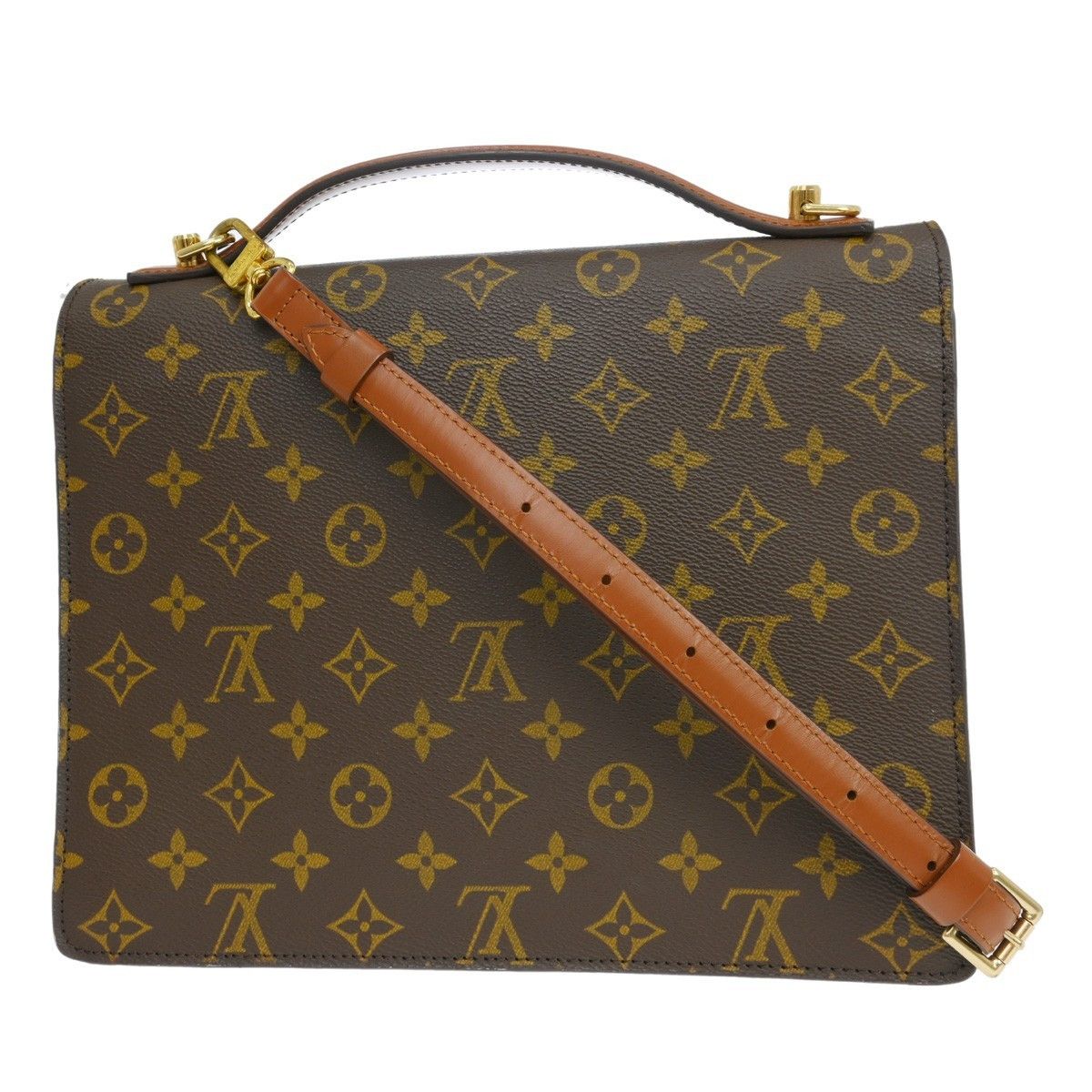 Louis Vuitton Louis Vuitton Monceau Handbag Monogram Canvas Size ONE SIZE - 2 Thumbnail