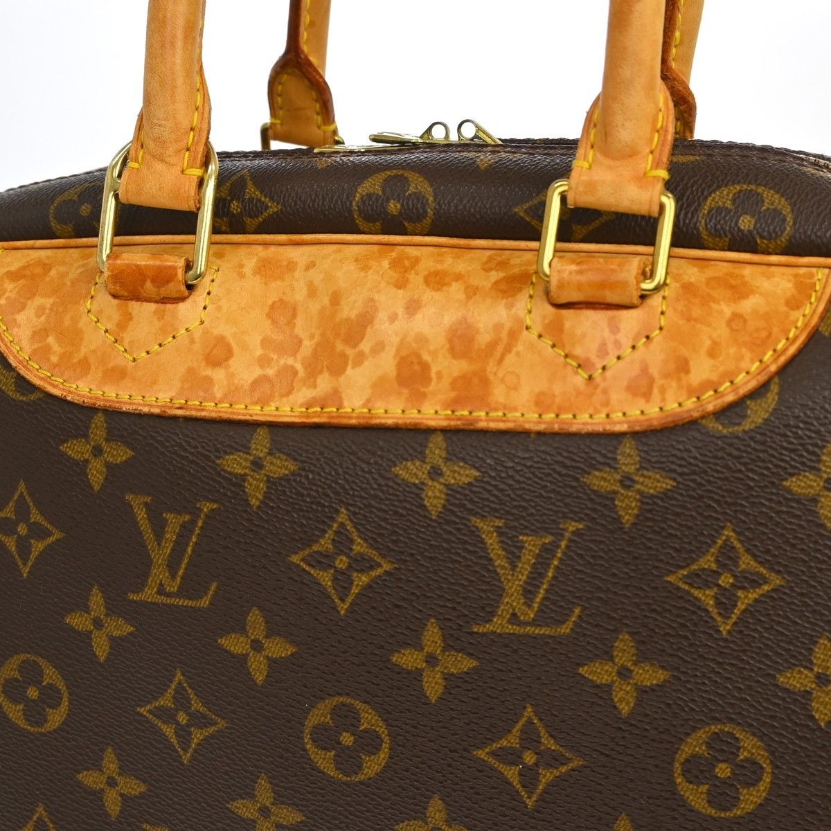 Louis Vuitton Louis Vuitton Deauville Handbag Monogram Canvas Size ONE SIZE - 12 Thumbnail
