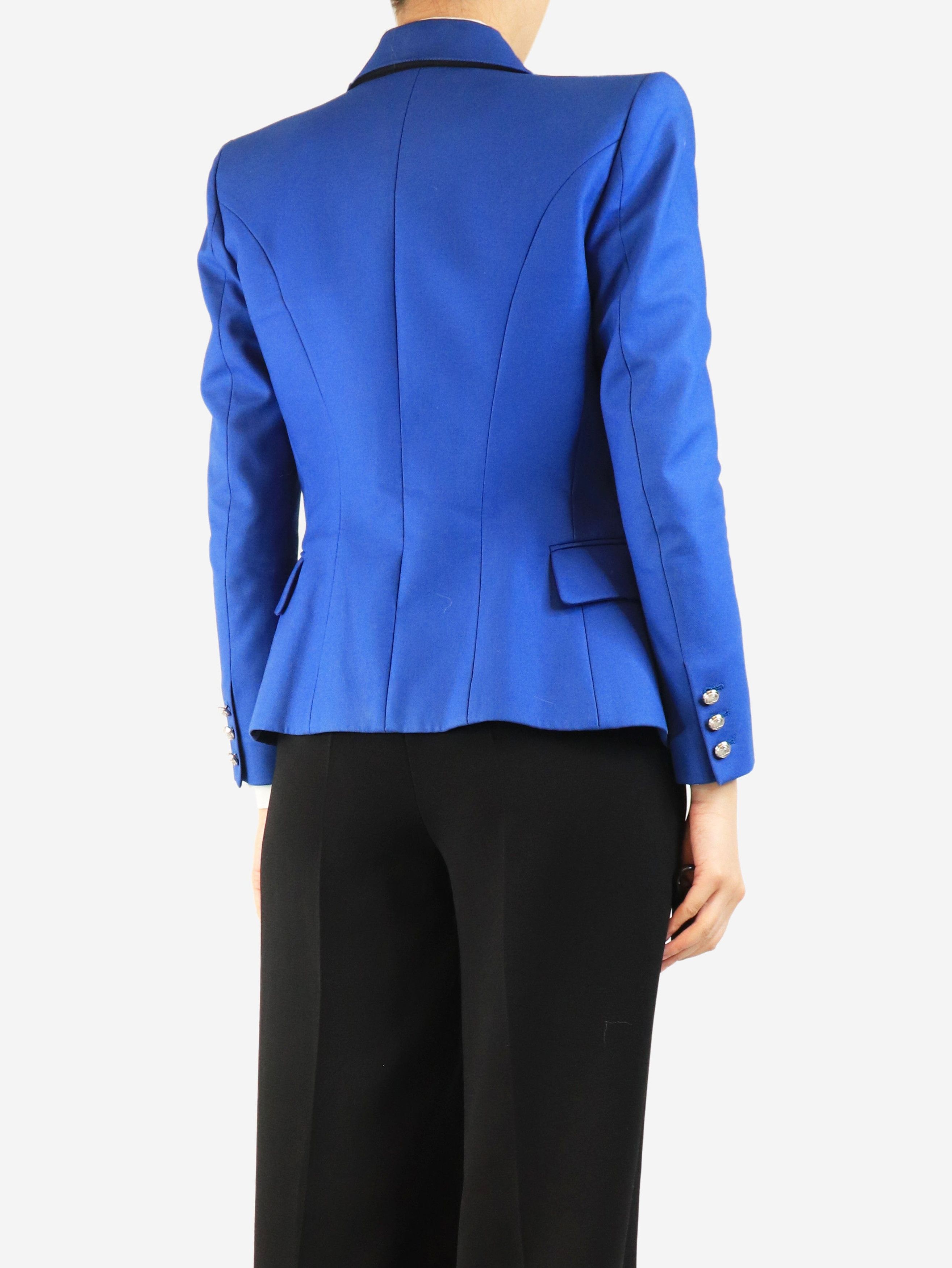 Balmain Blue single-breasted blazer - UK 12 Size M / US 6-8 / IT 42-44 - 3 Thumbnail