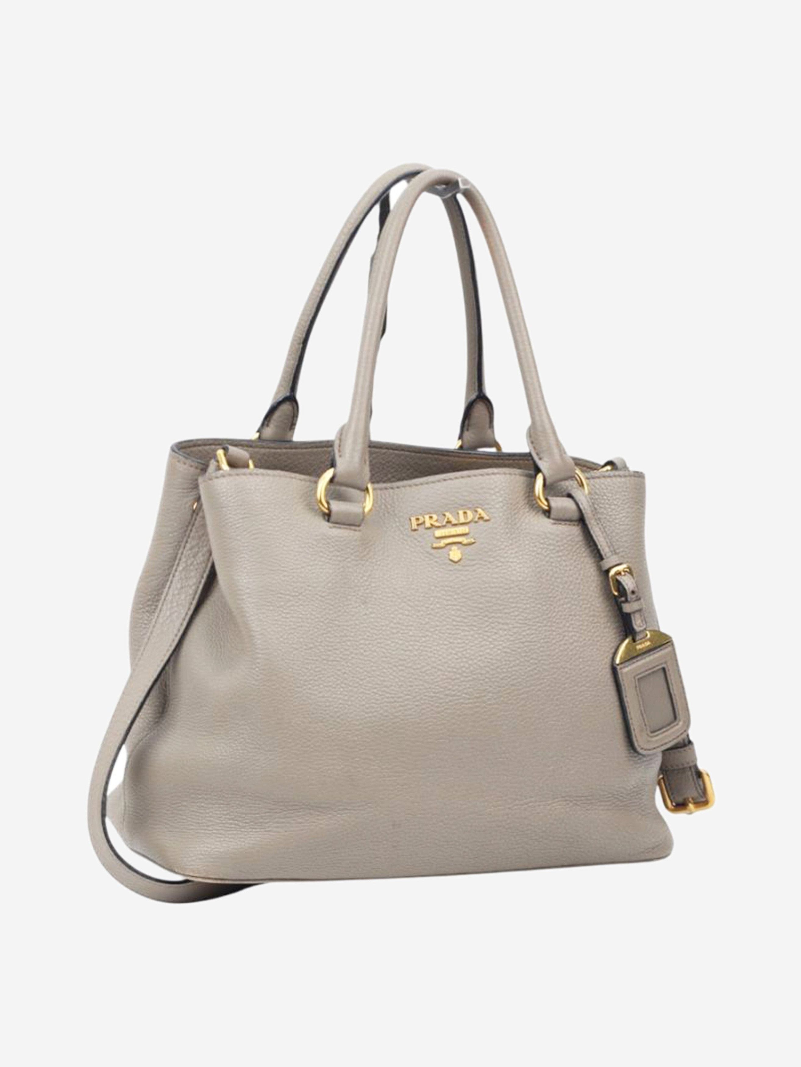 Prada Grey leather Vitello bag Size ONE SIZE - 2 Thumbnail