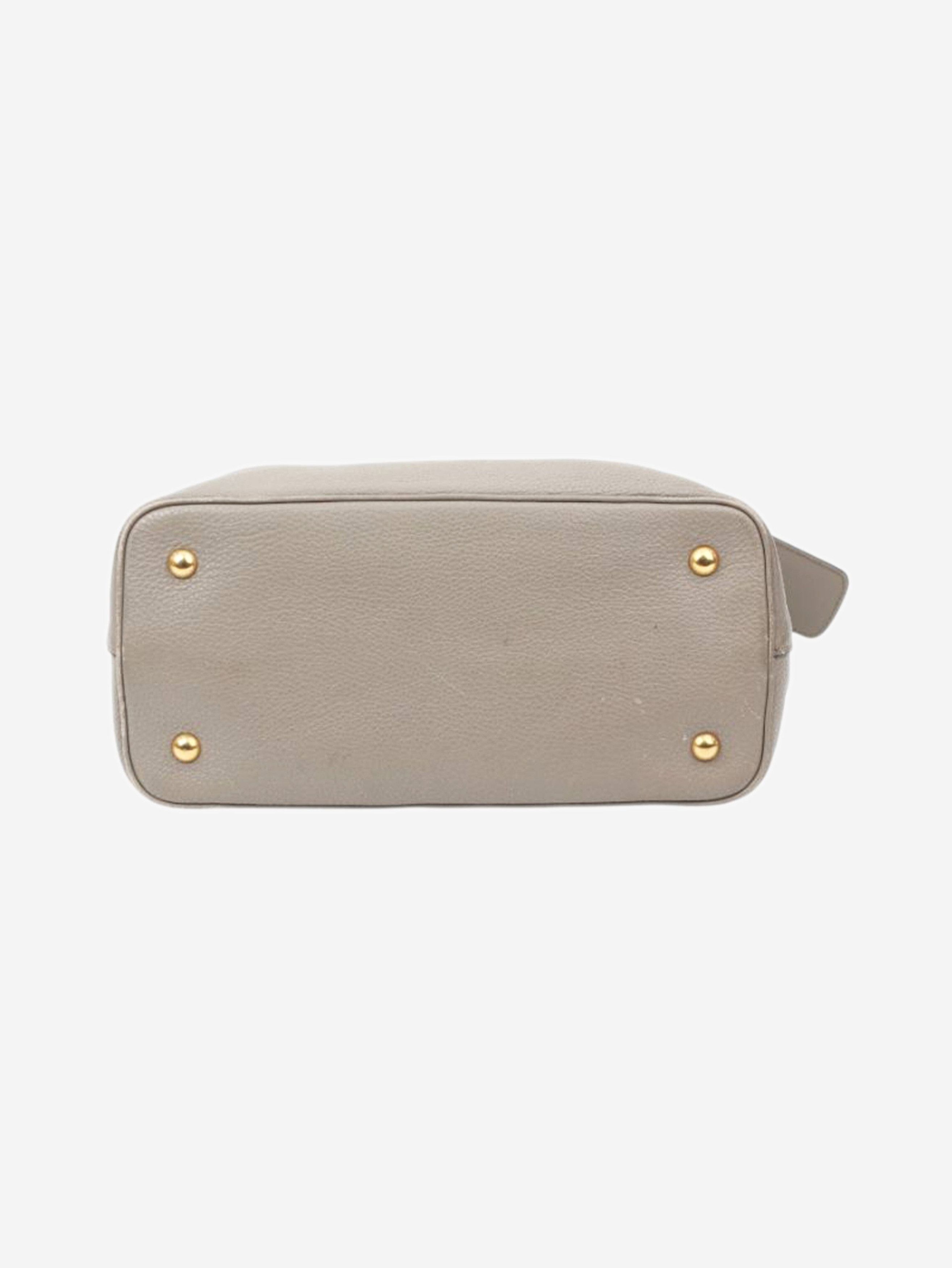 Prada Grey leather Vitello bag Size ONE SIZE - 16 Thumbnail