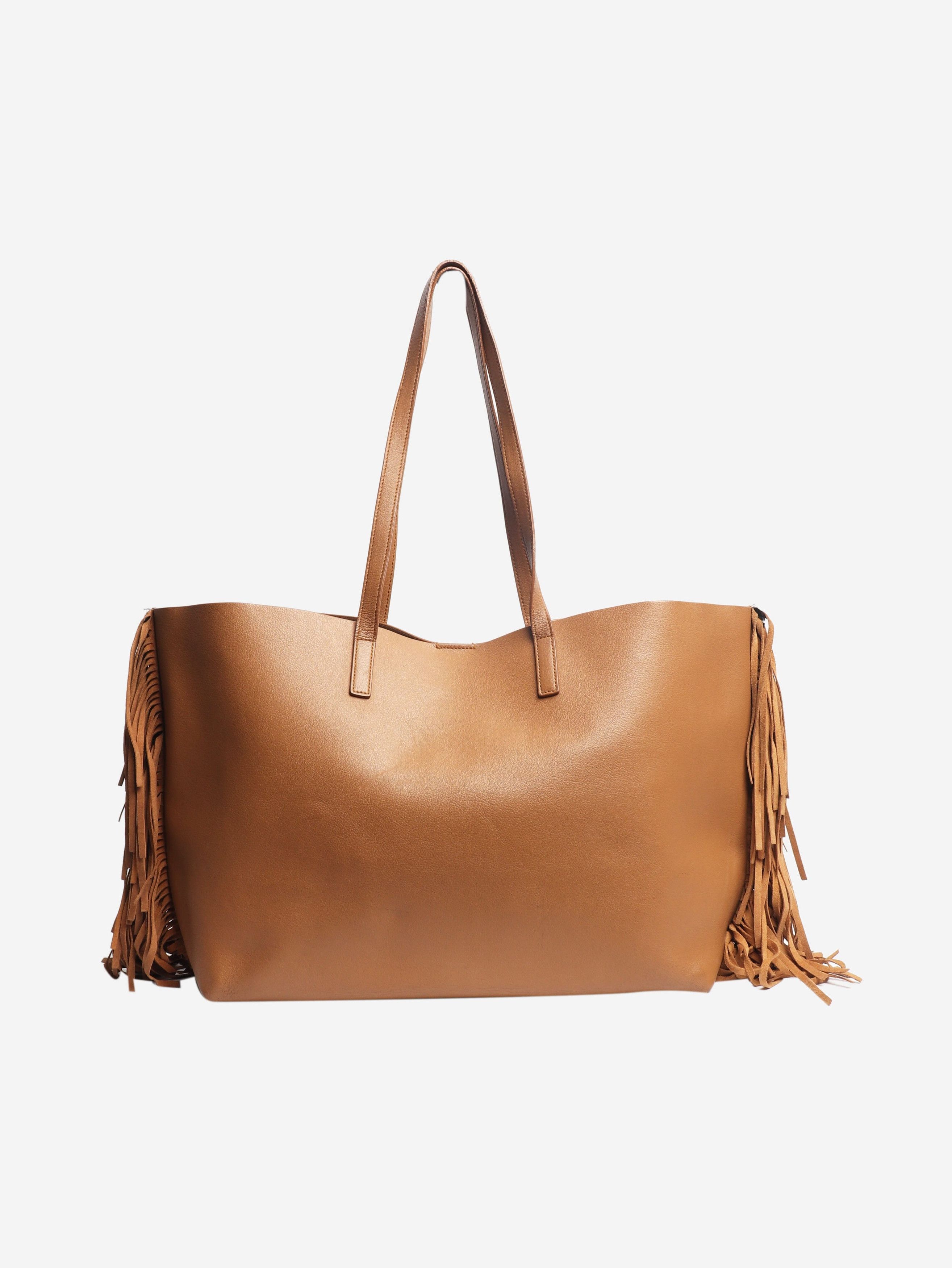 Other Brown fringed leather tote bag Size ONE SIZE - 3 Thumbnail