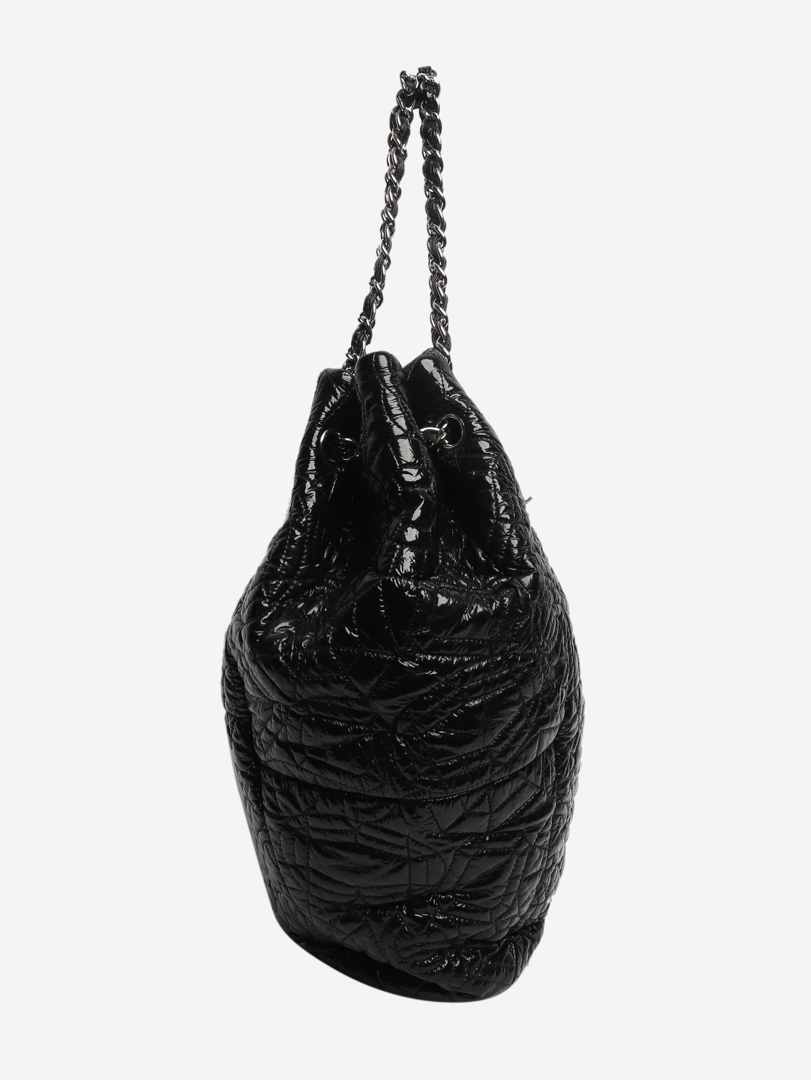 Chanel Black 2008 patent leather quilted tote bag Size ONE SIZE - 2 Thumbnail