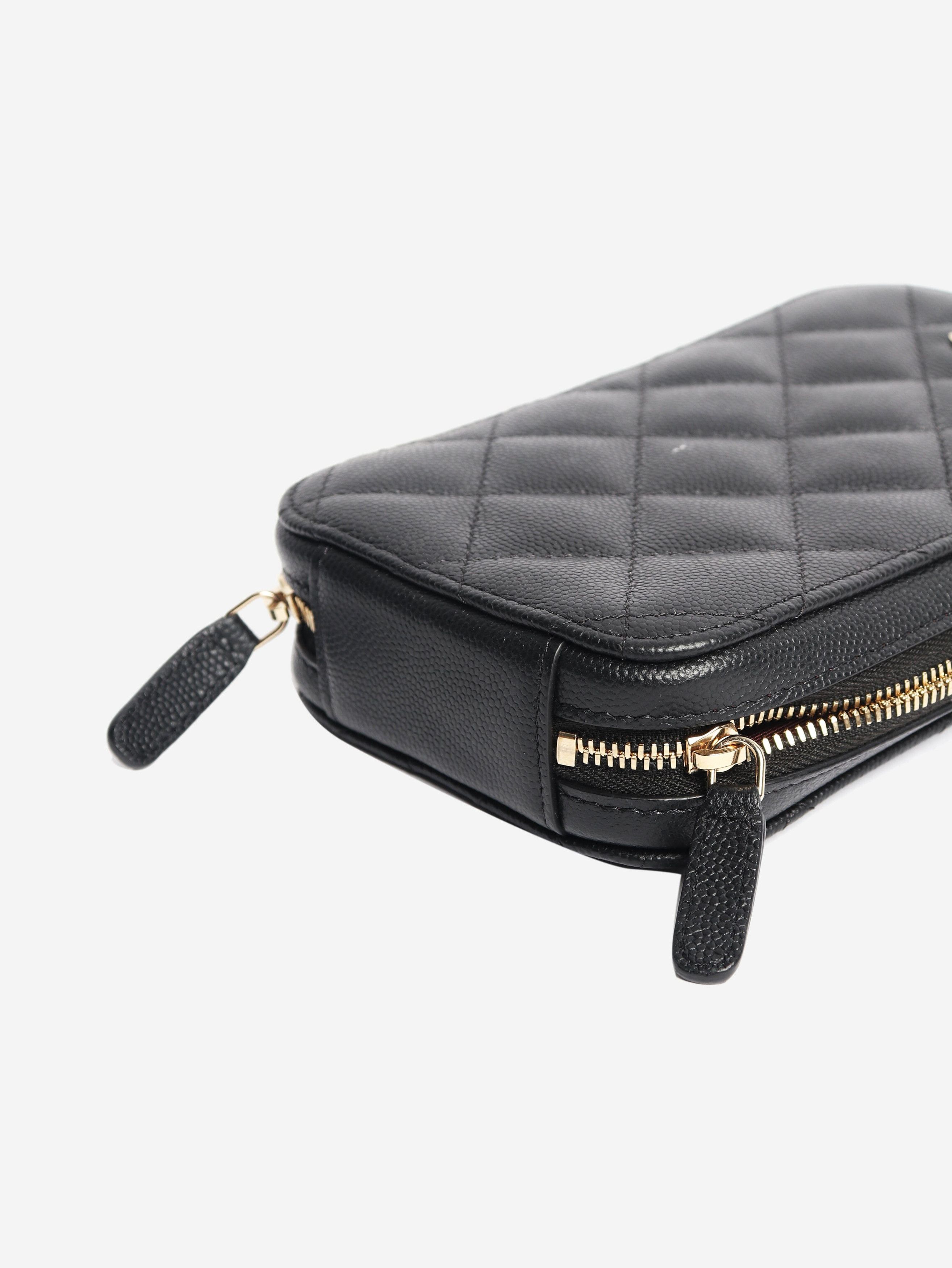 Chanel Black 2019 quilted phone holder Size ONE SIZE - 8 Thumbnail