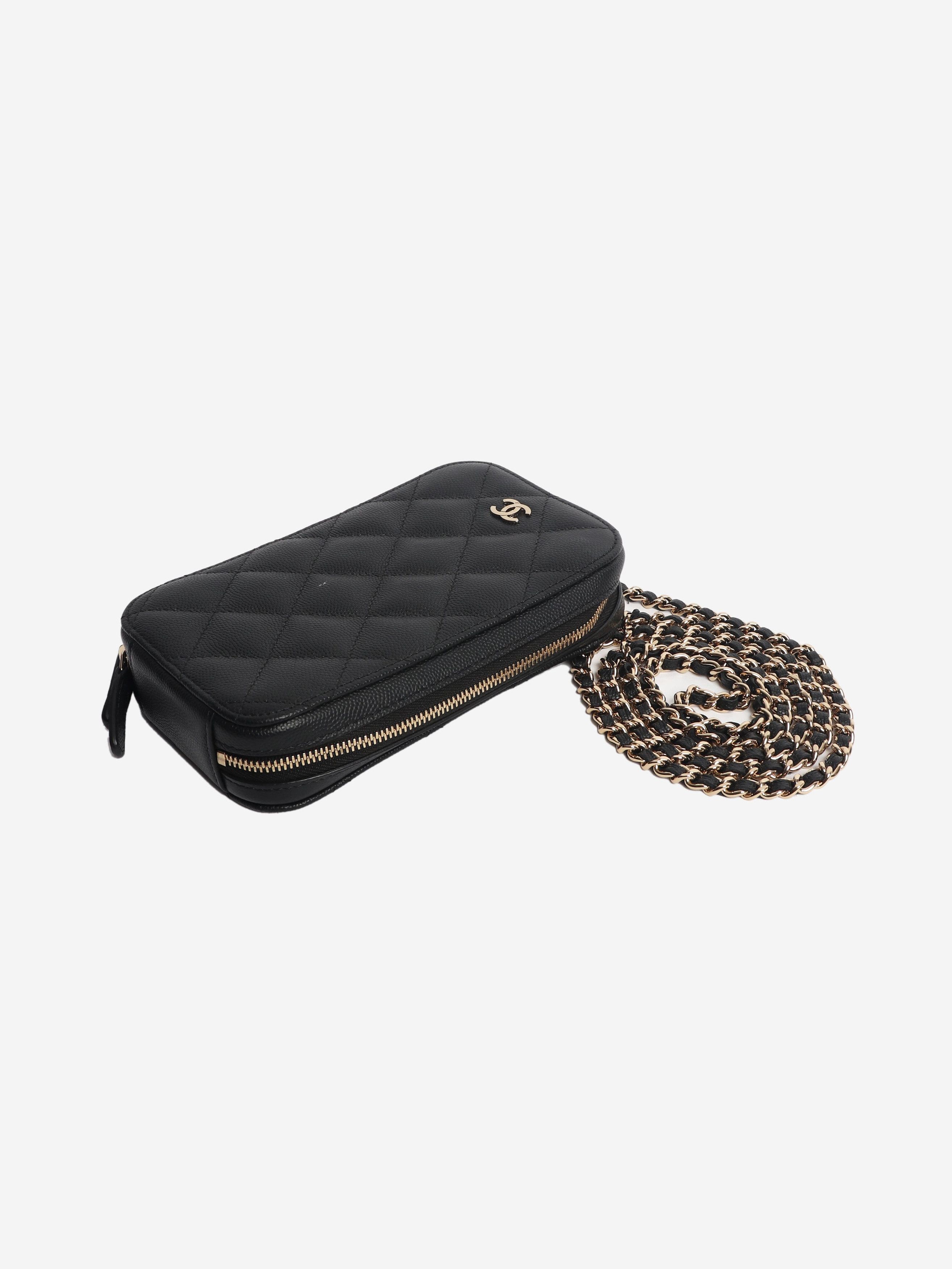 Chanel Black 2019 quilted phone holder Size ONE SIZE - 5 Thumbnail