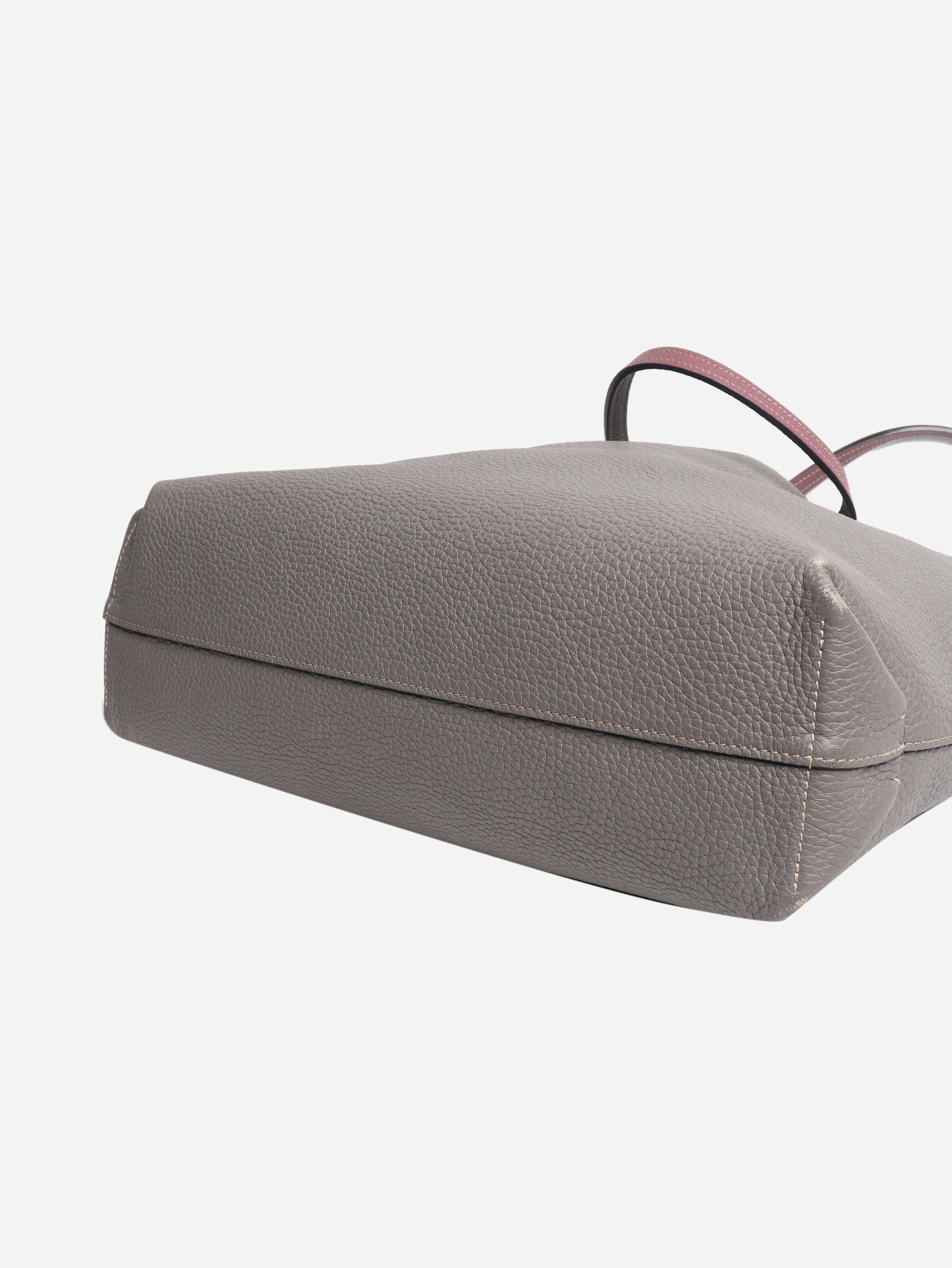 Moynat Grey leather tote bag Size ONE SIZE - 4 Thumbnail