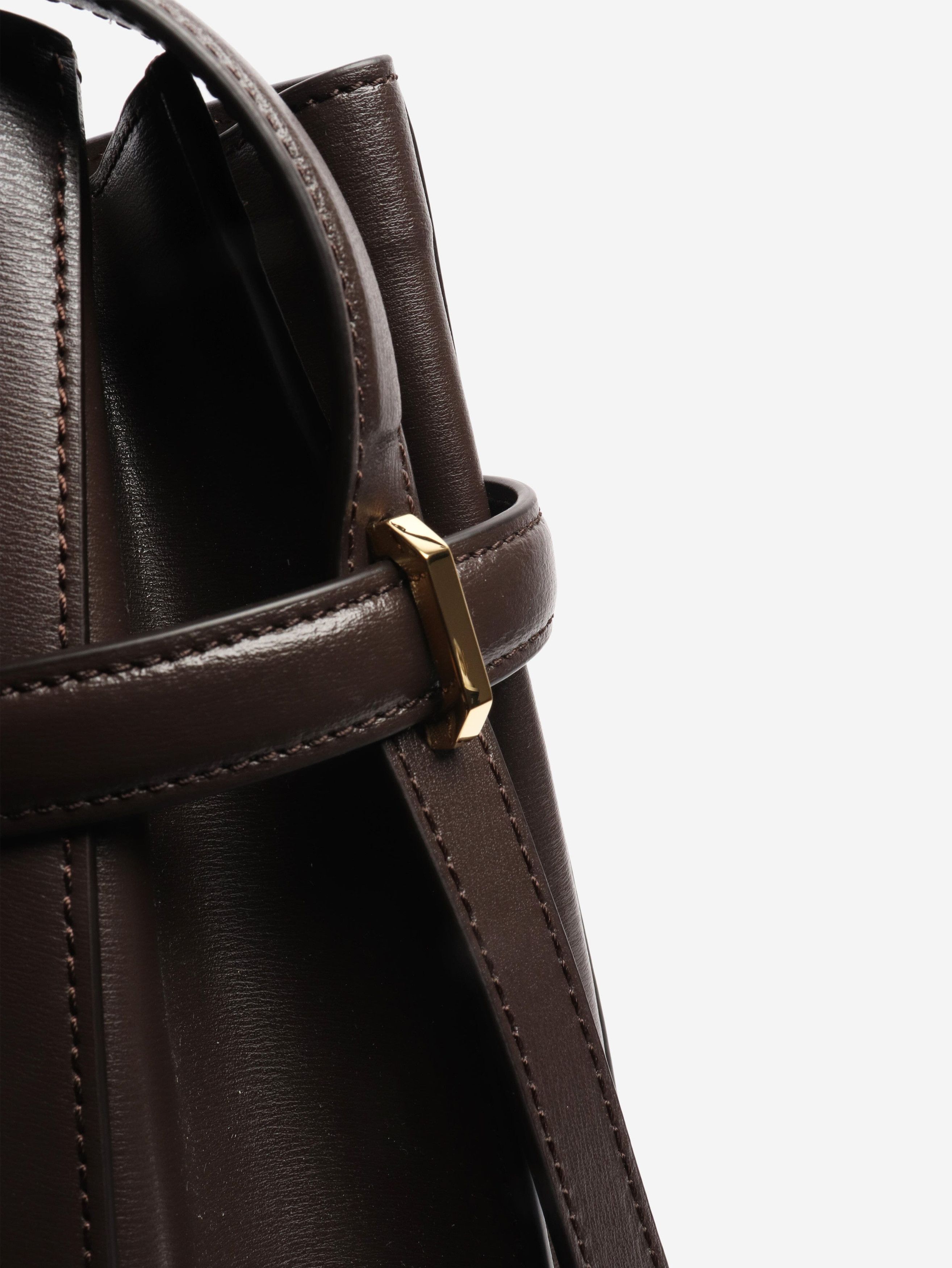 Toteme Brown belted leather tote bag Size ONE SIZE - 5 Thumbnail