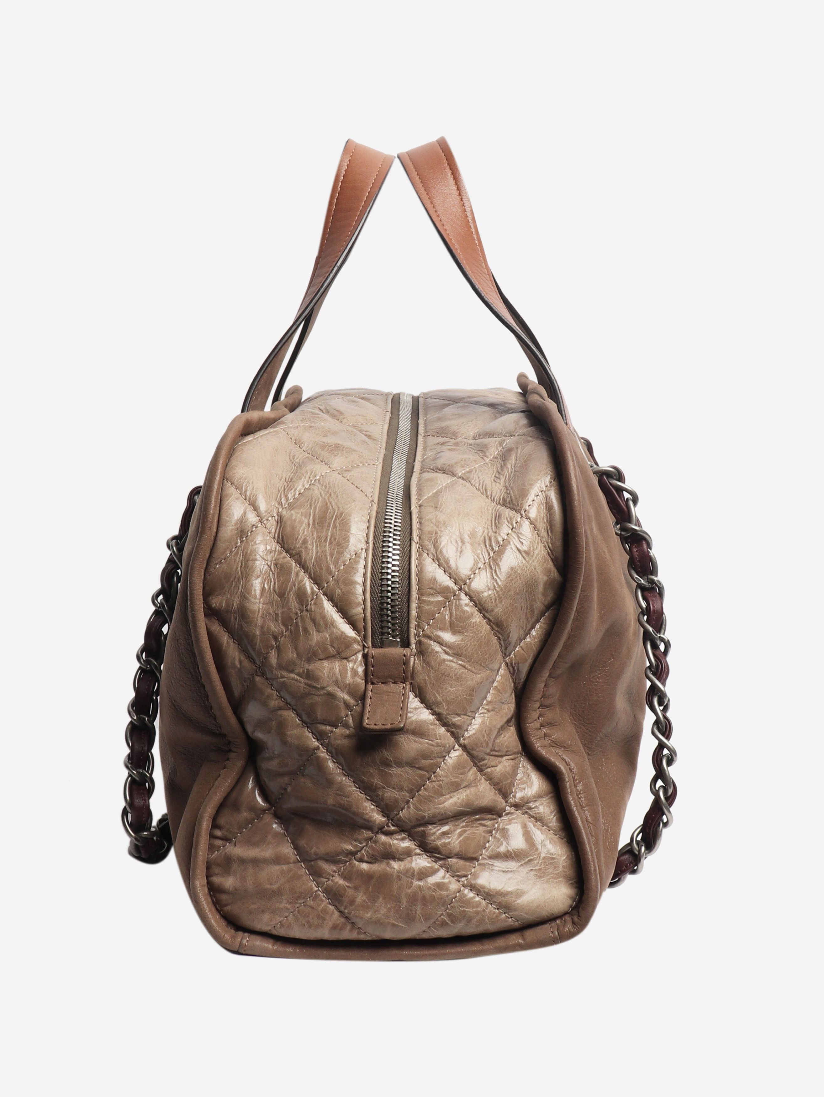 Chanel Brown 2010 leather 2way bag Size ONE SIZE - 3 Thumbnail