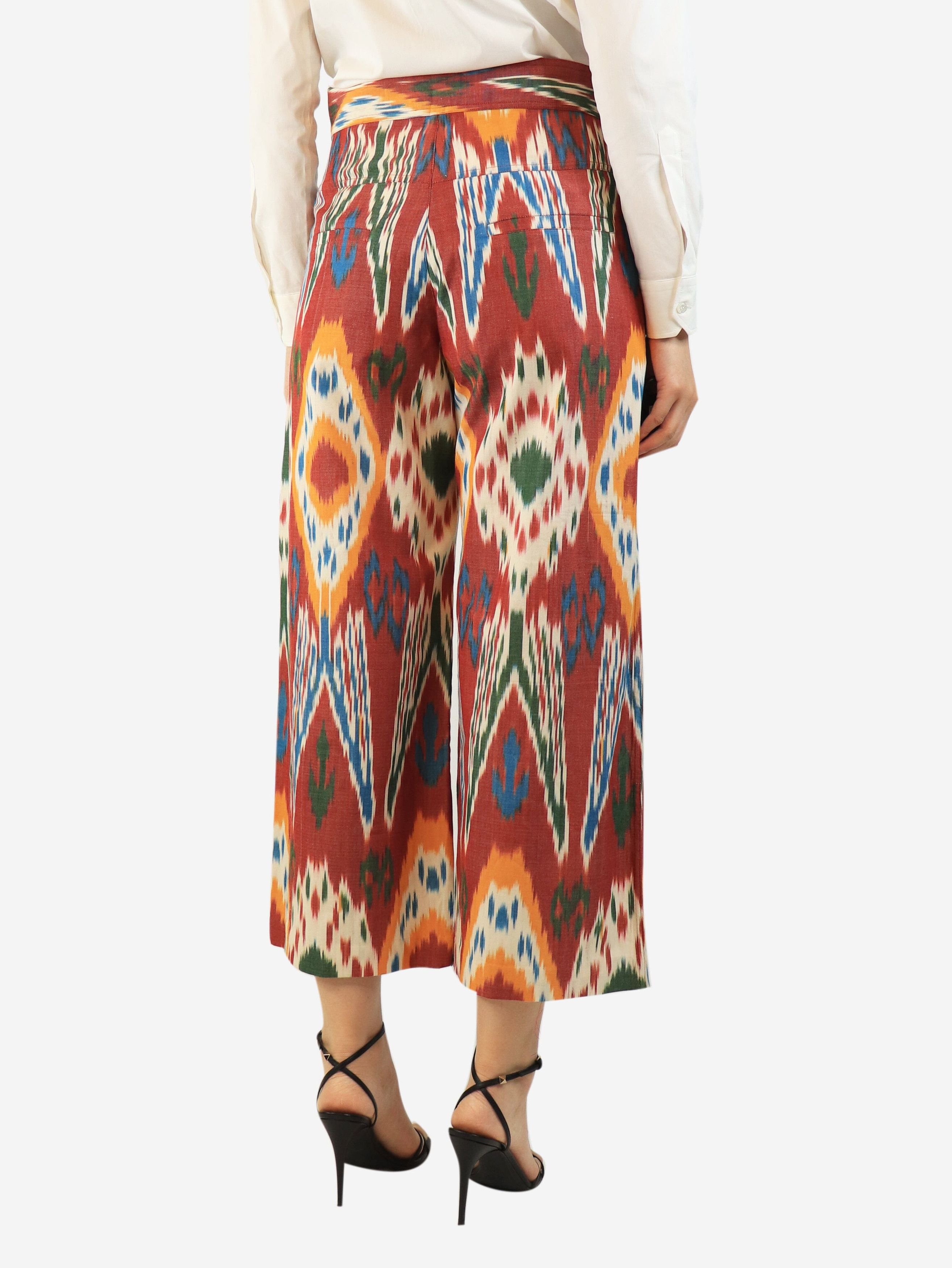 Other Multicolour printed cropped trousers - L Size 34" / US 12 / IT 48 - 4 Thumbnail