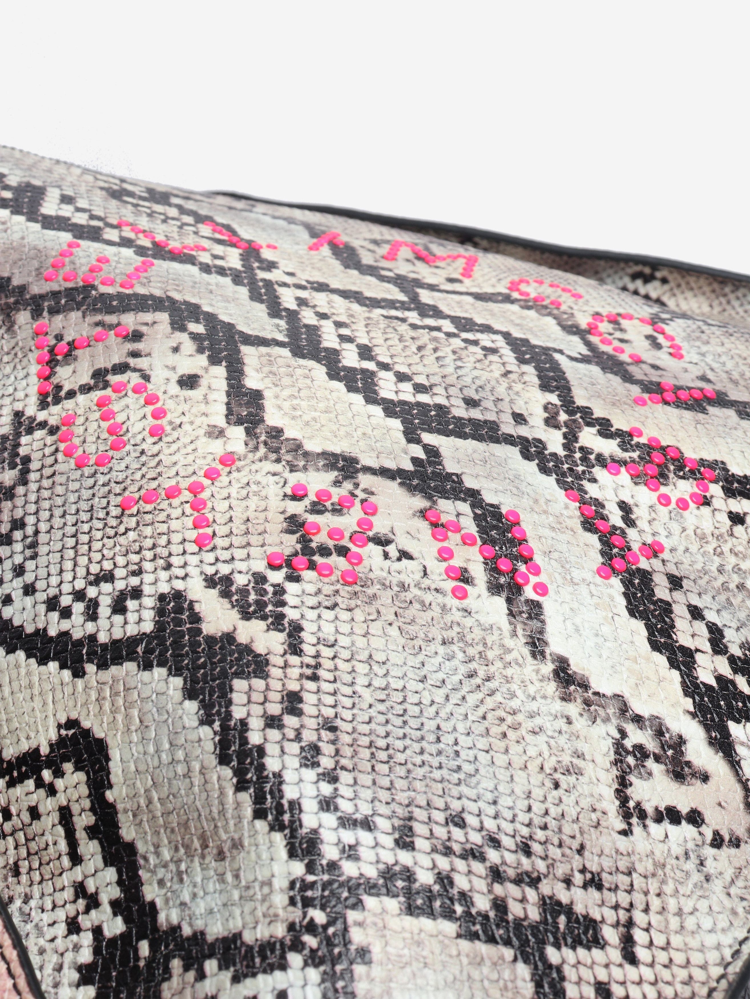 Stella McCartney Multicolour faux-snakeskin tote bag Size ONE SIZE - 5 Thumbnail