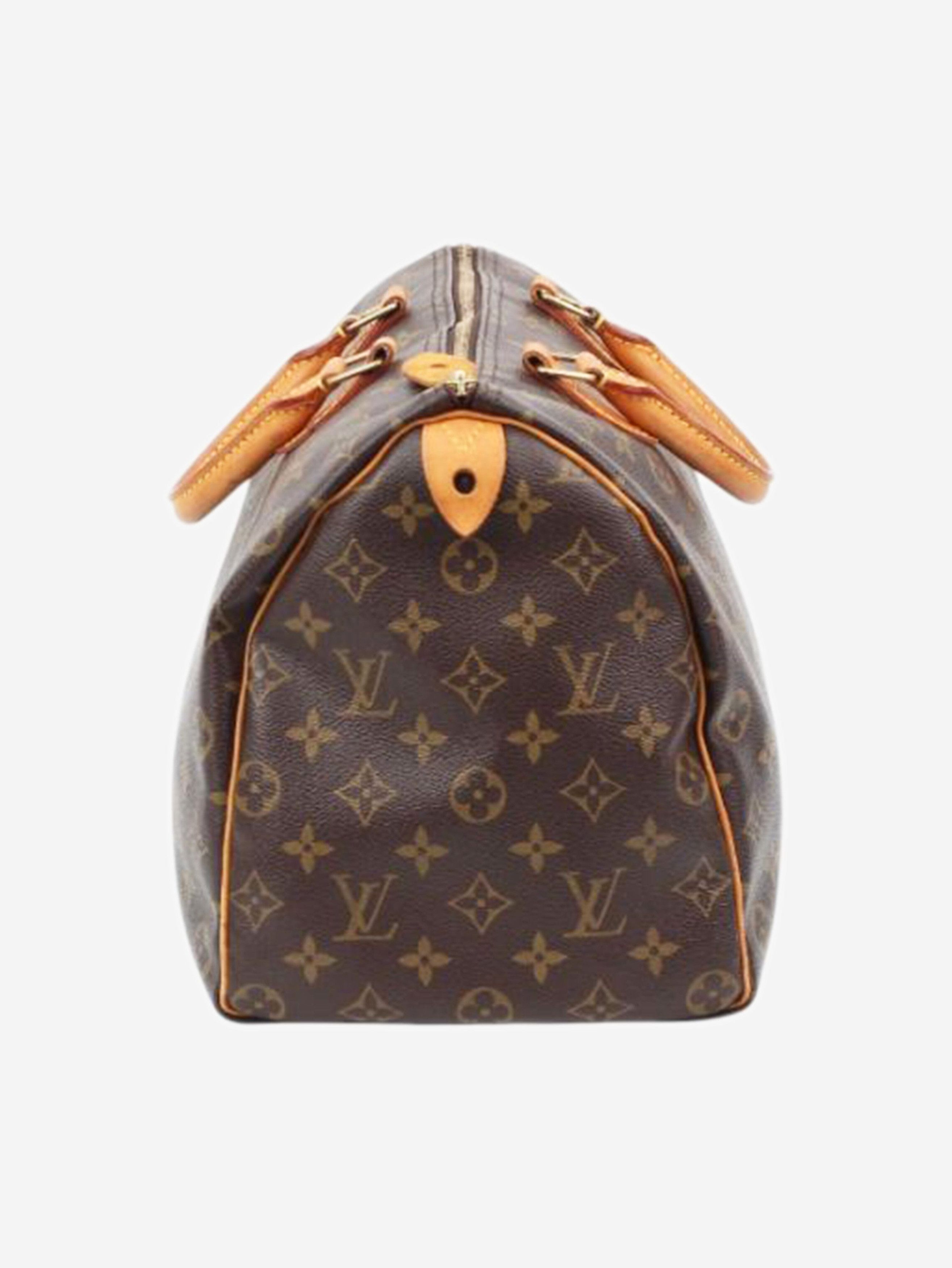 Louis Vuitton Brown Monogram Speedy 35 bag Size ONE SIZE - 6 Thumbnail
