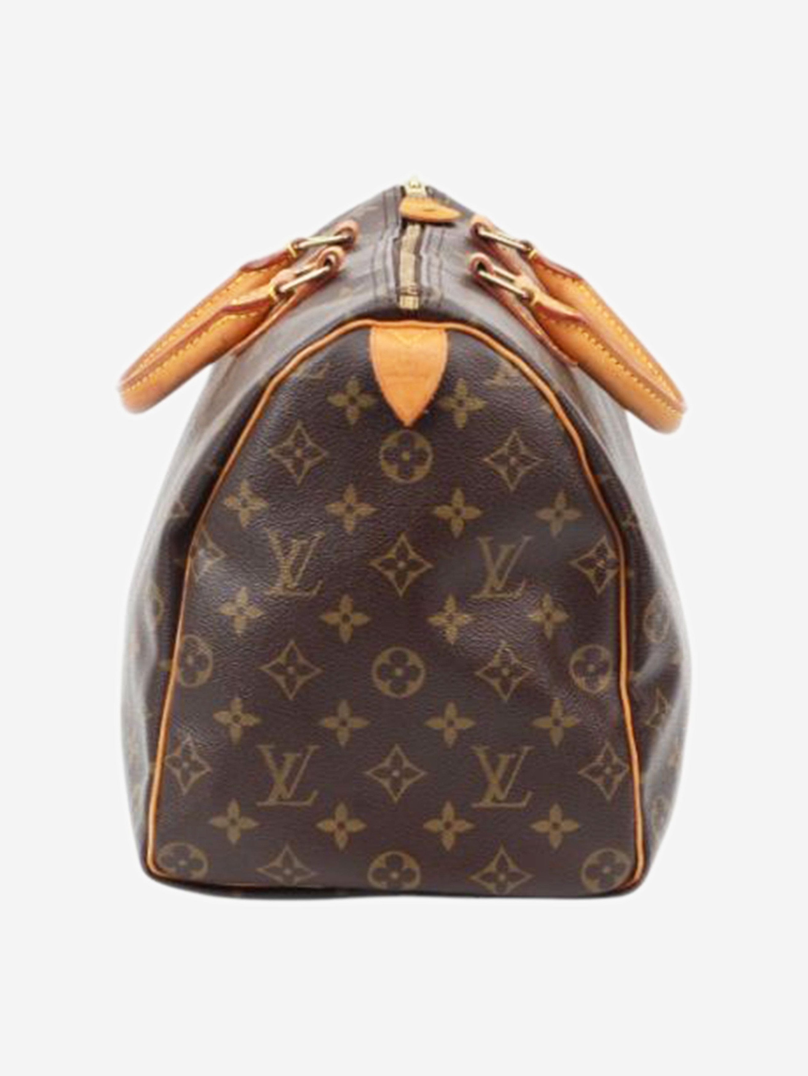 Louis Vuitton Brown Monogram Speedy 35 bag Size ONE SIZE - 4 Thumbnail