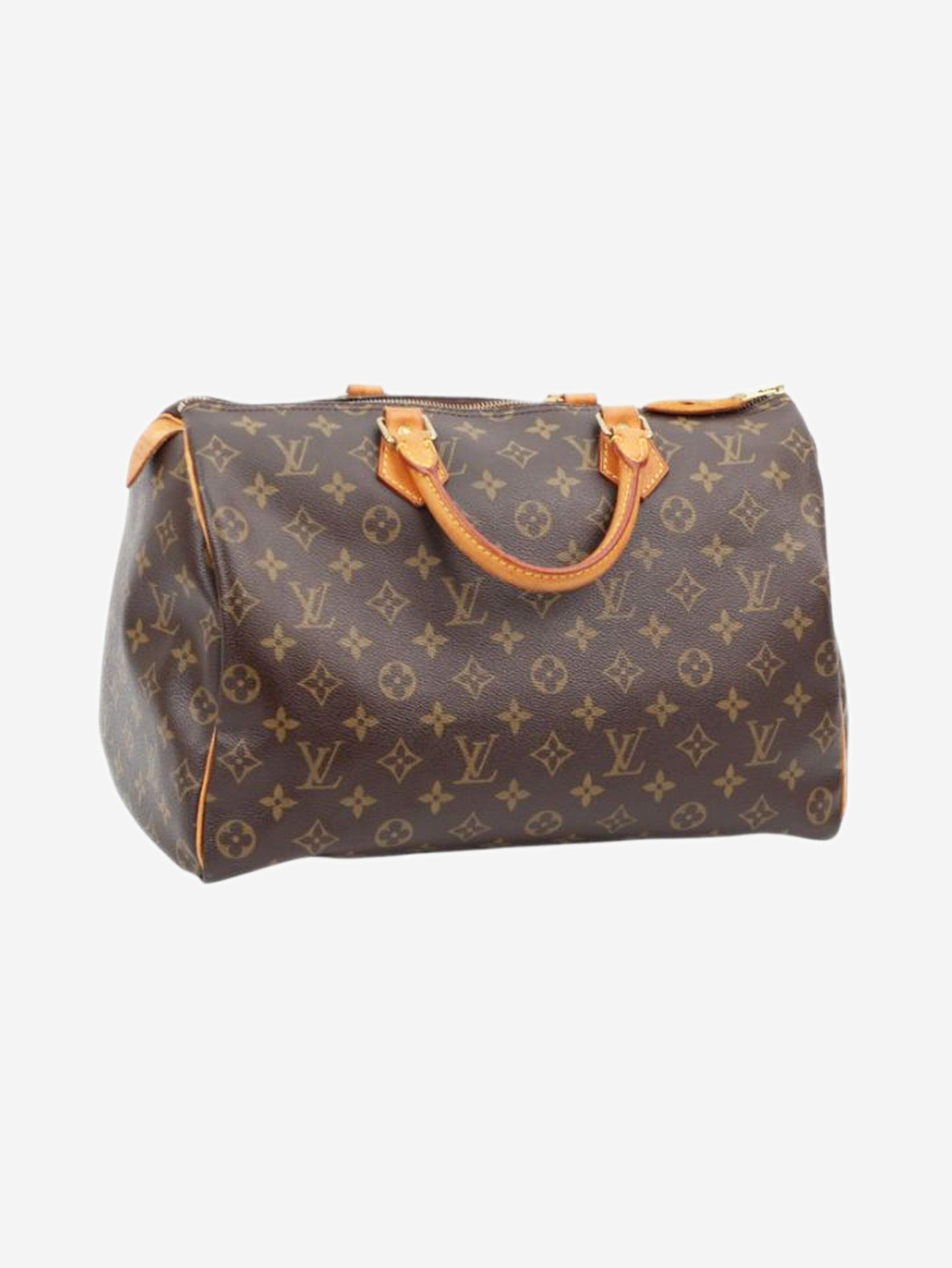 Louis Vuitton Brown Monogram Speedy 35 bag Size ONE SIZE - 7 Thumbnail