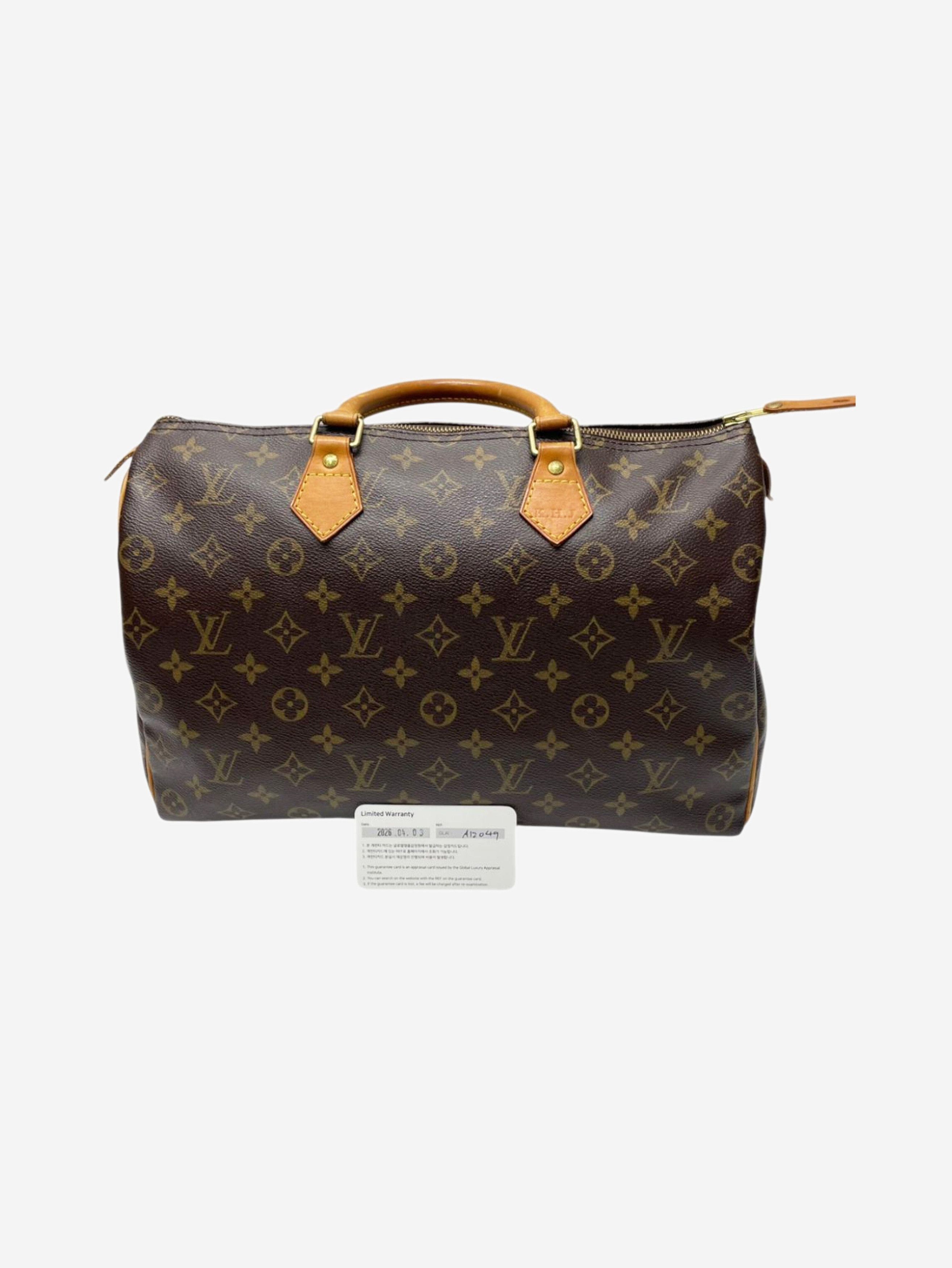 Louis Vuitton Brown Monogram Speedy 35 bag Size ONE SIZE - 5 Thumbnail