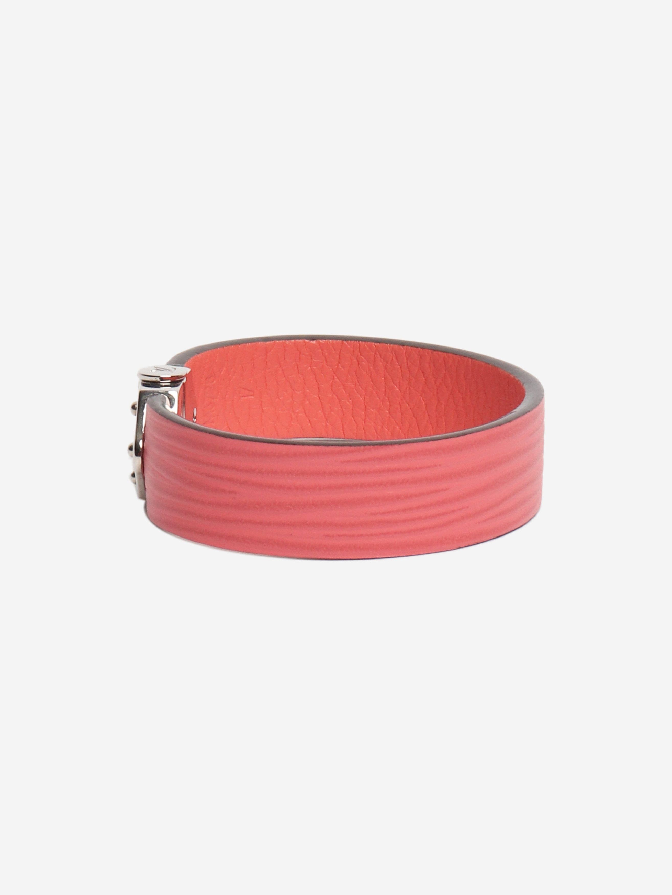 Louis Vuitton Pink leather bracelet Size ONE SIZE - 2 Thumbnail