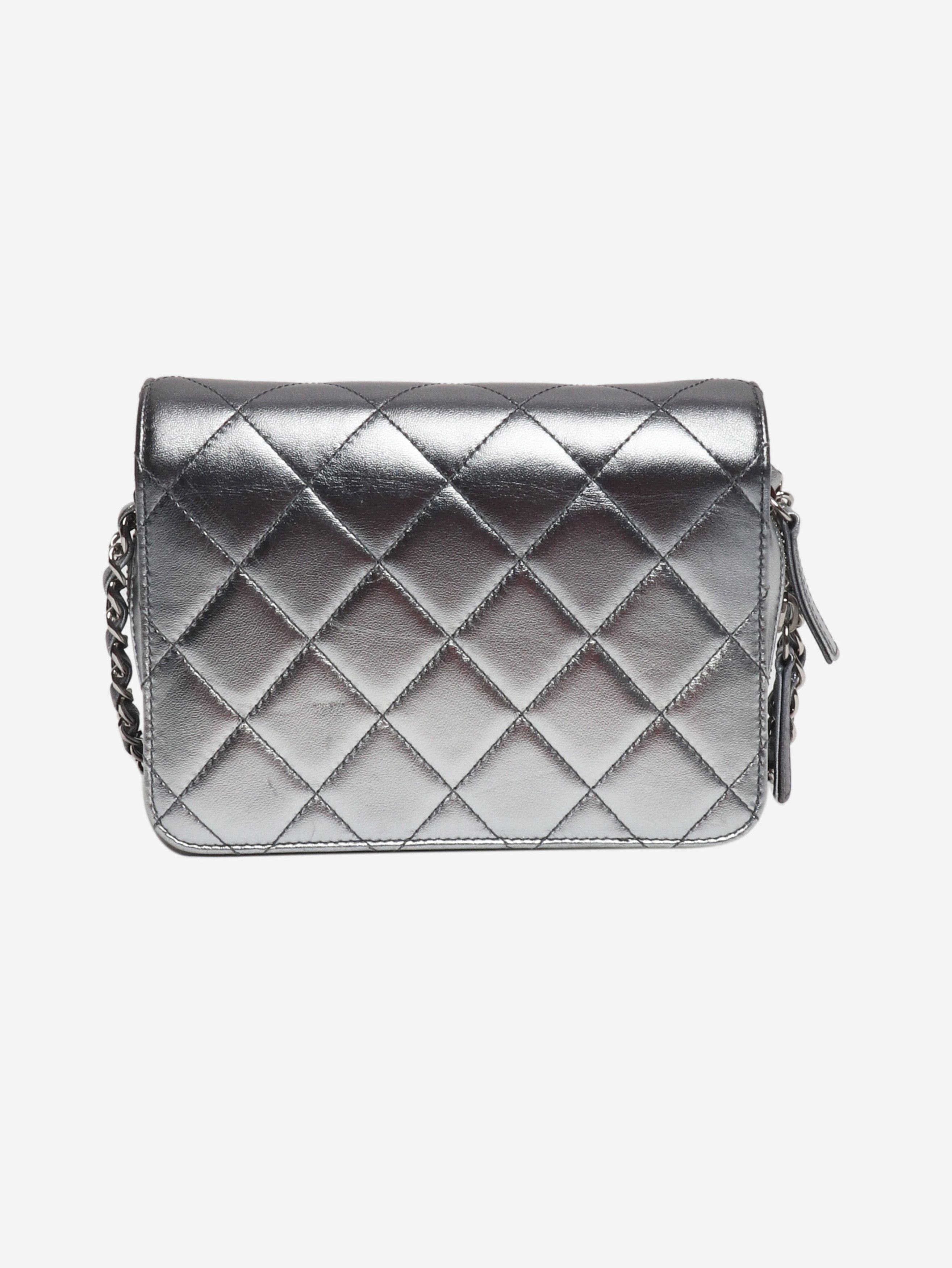 Chanel Silver Like A Wallet flap bag flap bag Size ONE SIZE - 3 Thumbnail