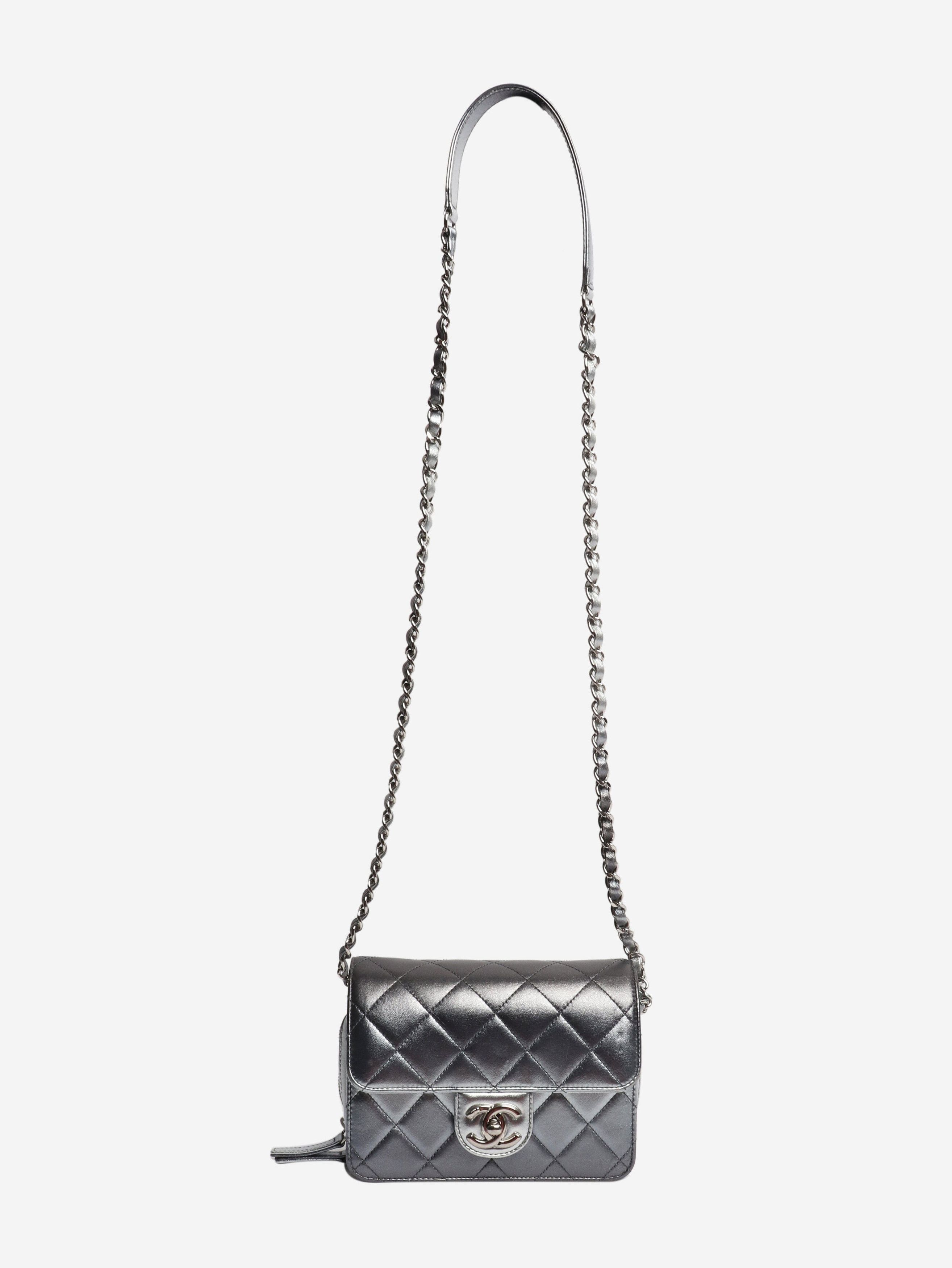 Chanel Silver Like A Wallet flap bag flap bag Size ONE SIZE - 2 Thumbnail
