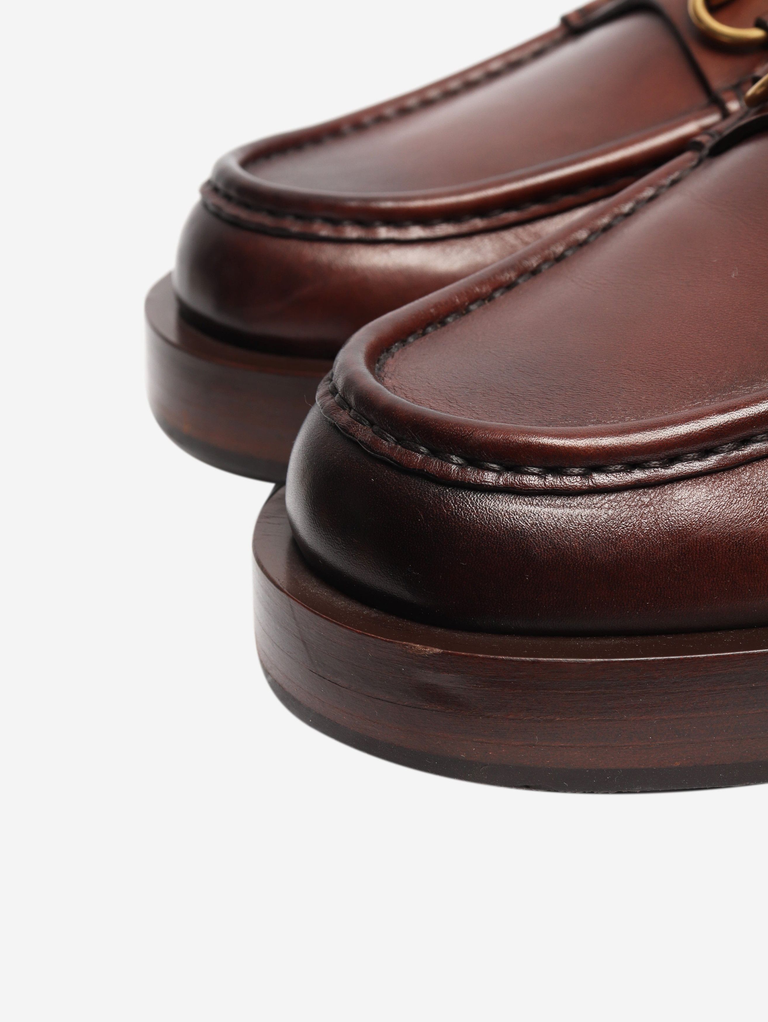 Gucci Brown platform loafers - UK 6.5 Size US 9 / IT 39 - 3 Thumbnail