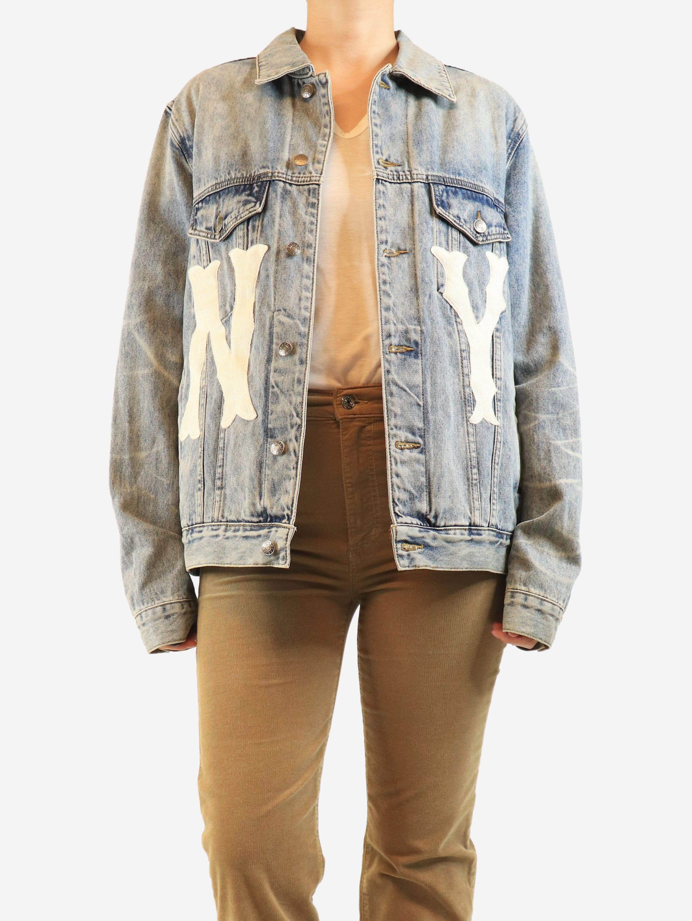 Gucci Blue Yankees denim jacket - Size S / US 4 / IT 40 - 4 Thumbnail