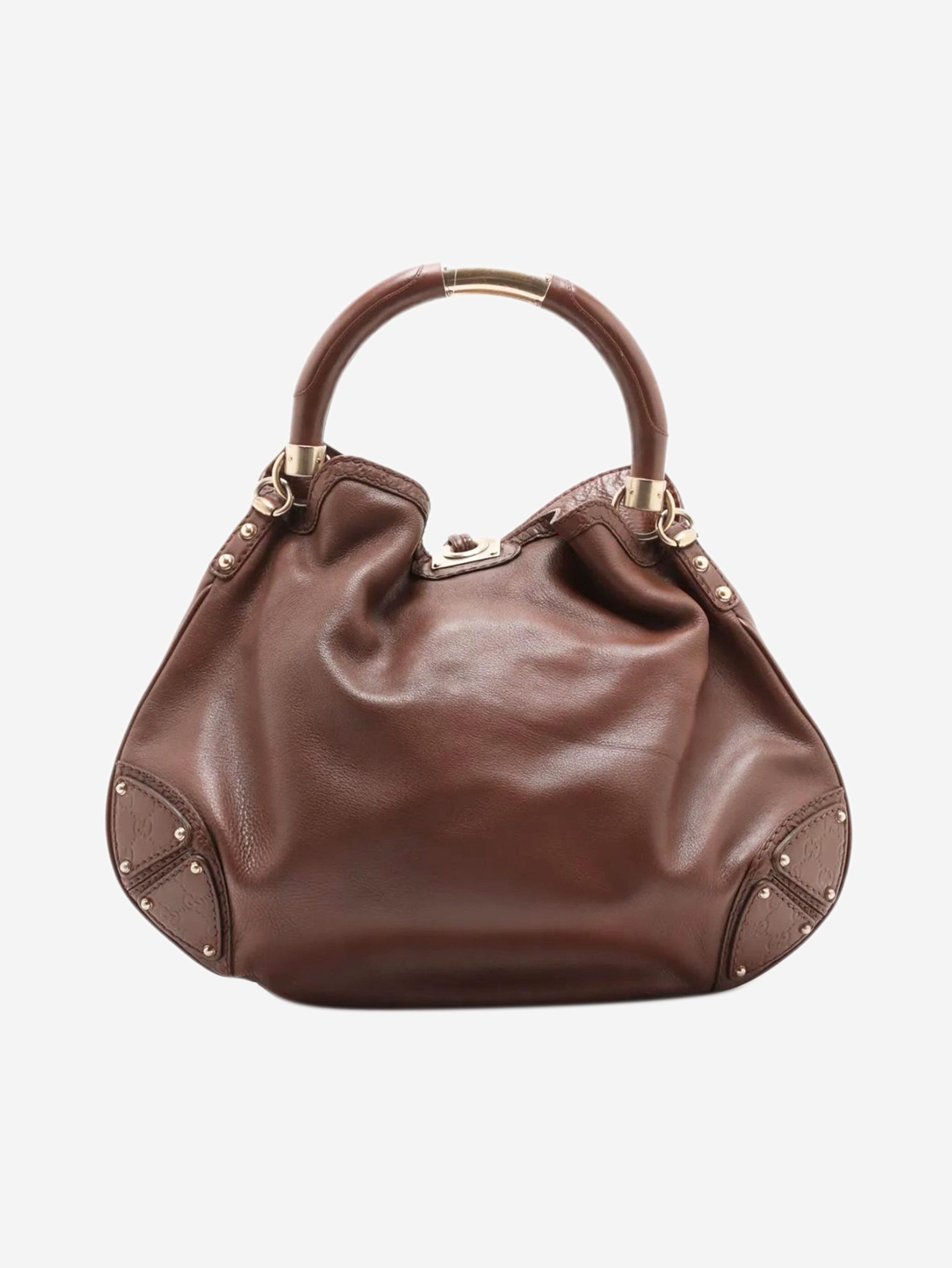 Gucci Brown Indy leather shoulder bag Size ONE SIZE - 2 Thumbnail