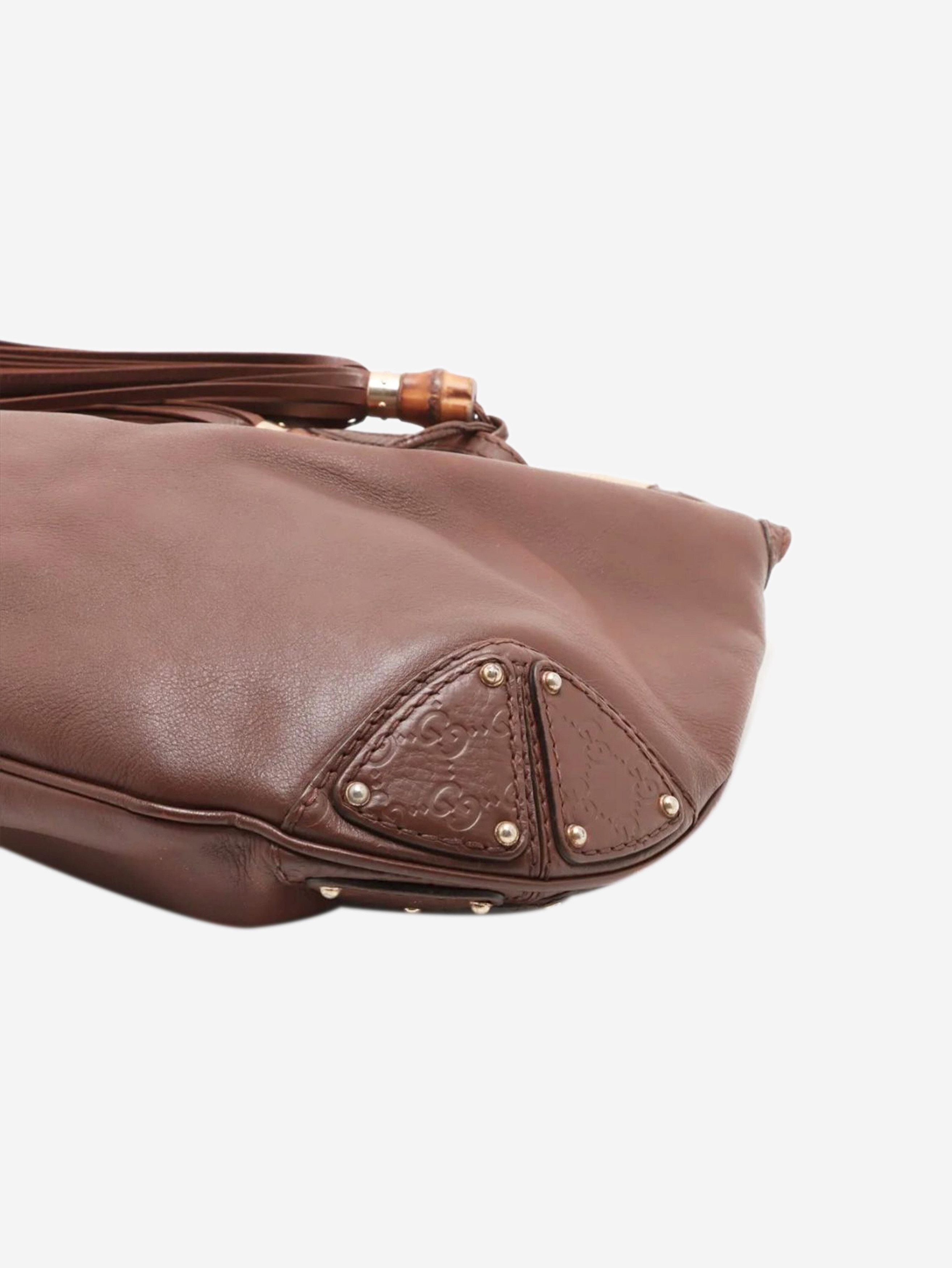 Gucci Brown Indy leather shoulder bag Size ONE SIZE - 3 Thumbnail