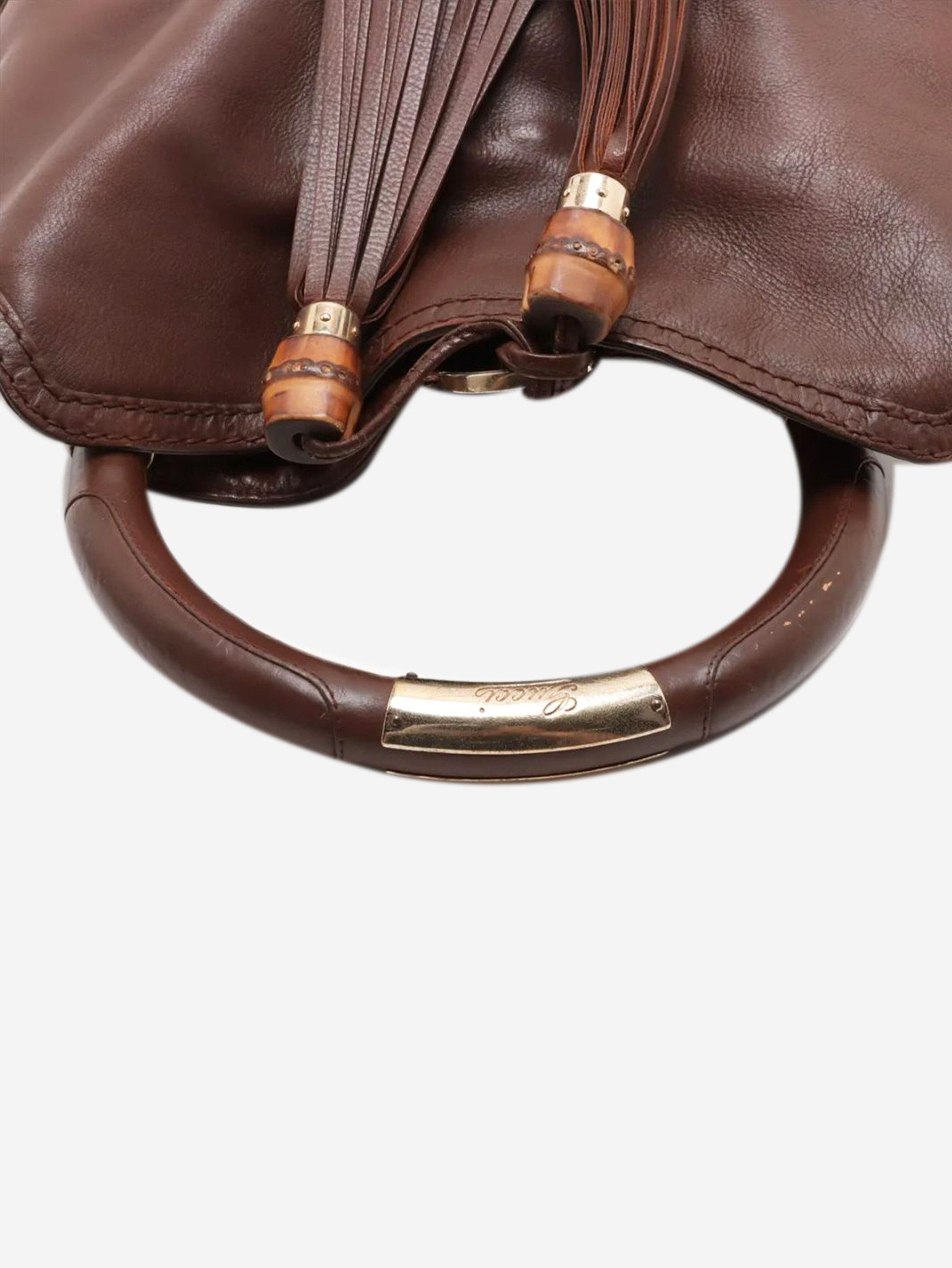 Gucci Brown Indy leather shoulder bag Size ONE SIZE - 5 Thumbnail