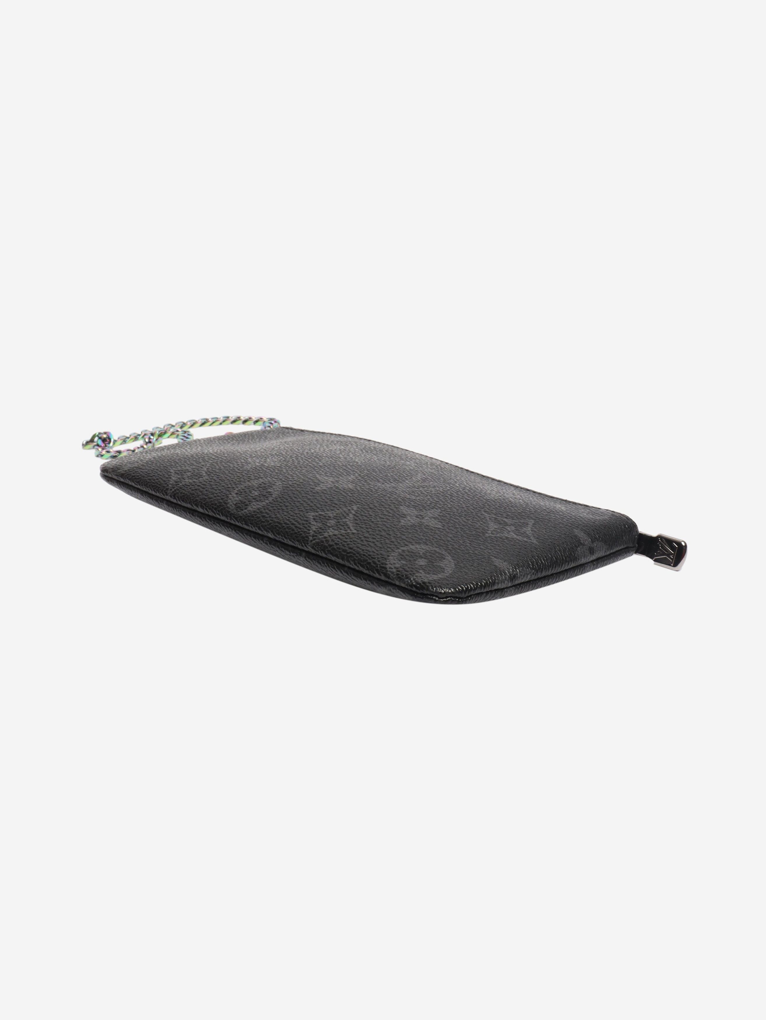 Louis Vuitton Black monogram phone pouch Size ONE SIZE - 3 Thumbnail