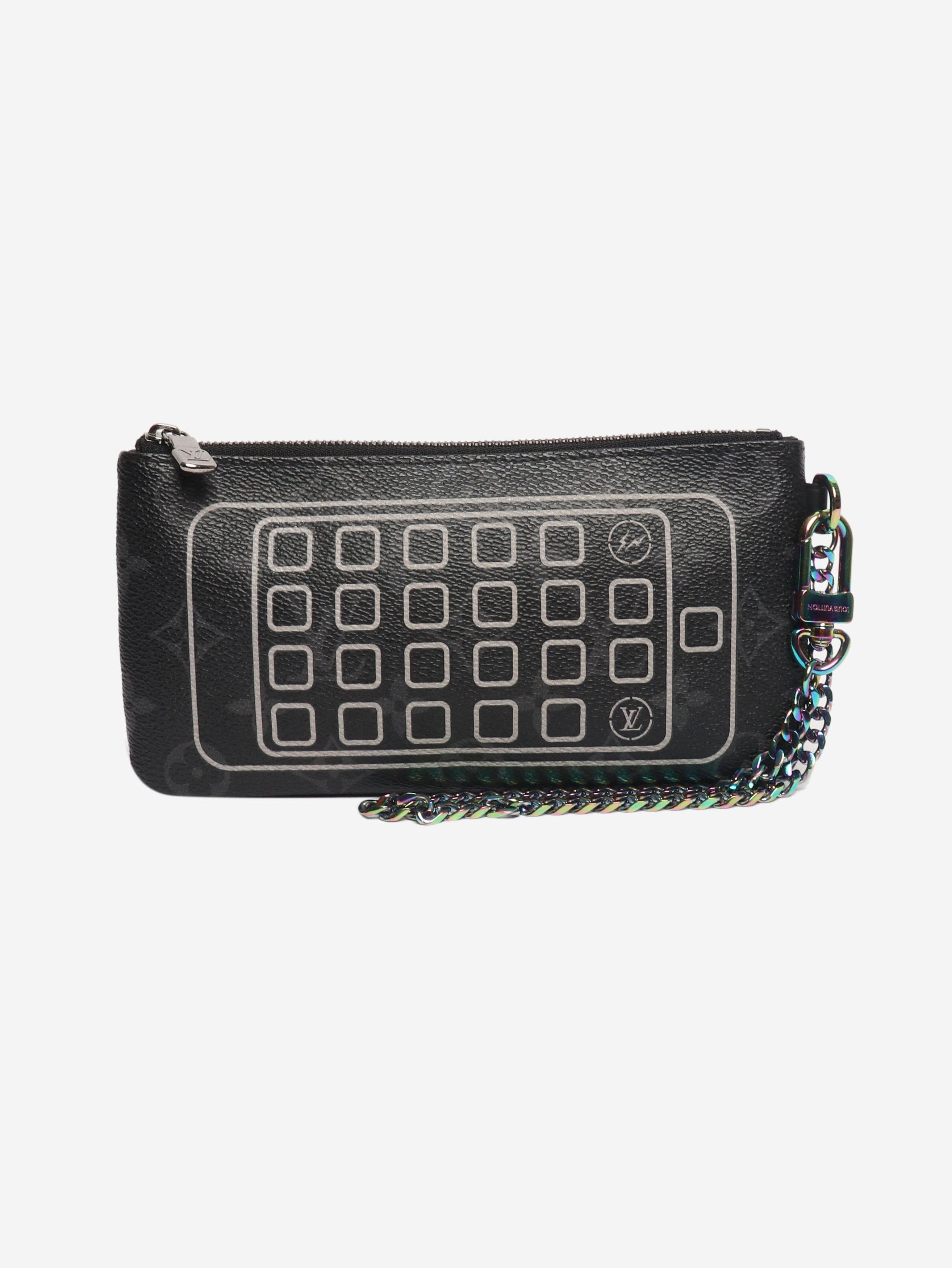 Louis Vuitton Black monogram phone pouch Size ONE SIZE - 2 Thumbnail