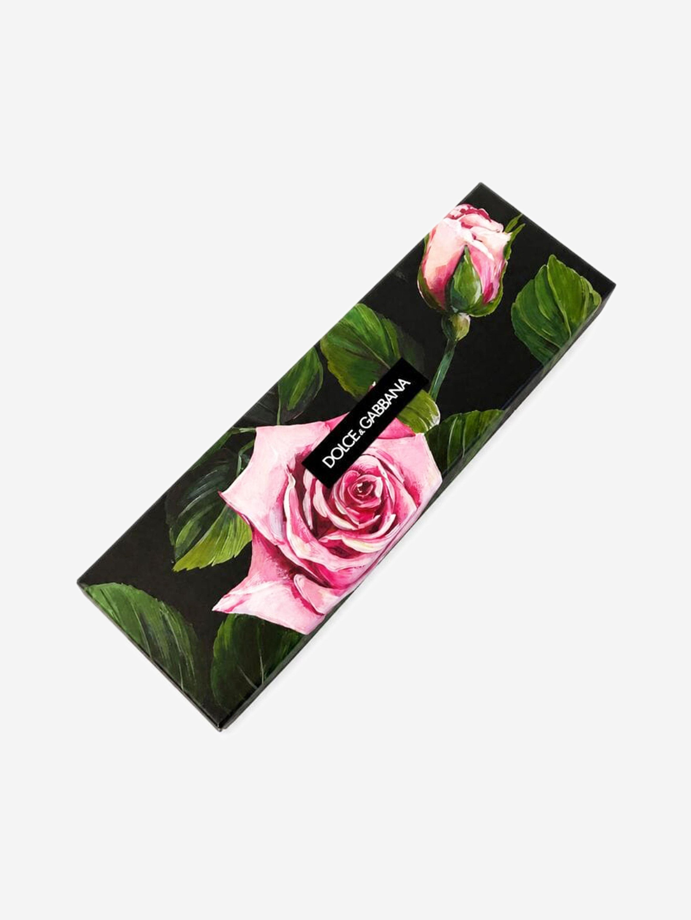 Dolce & Gabbana Red silk rose neck tie Size ONE SIZE - 5 Thumbnail