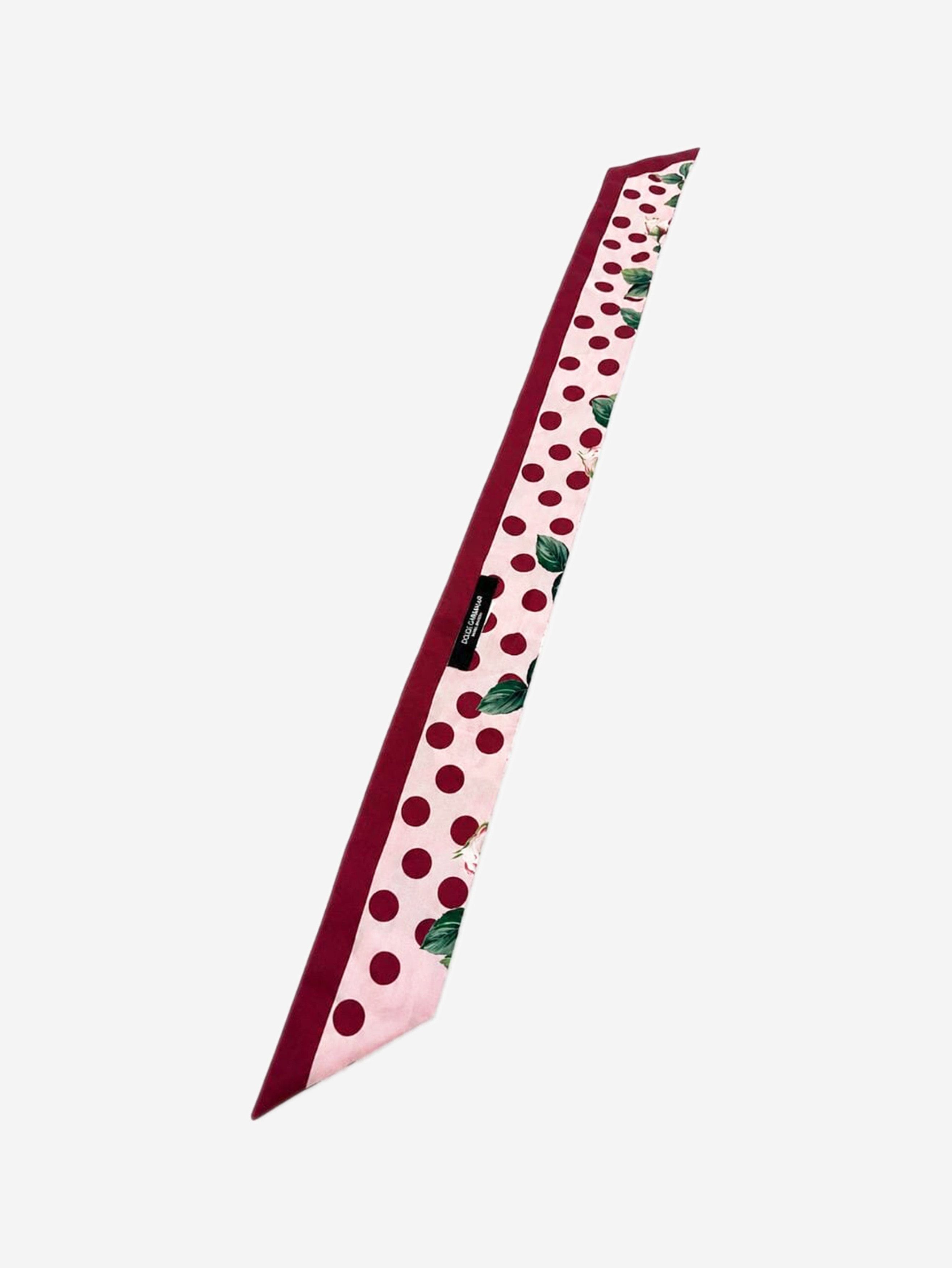 Dolce & Gabbana Red silk rose neck tie Size ONE SIZE - 3 Thumbnail