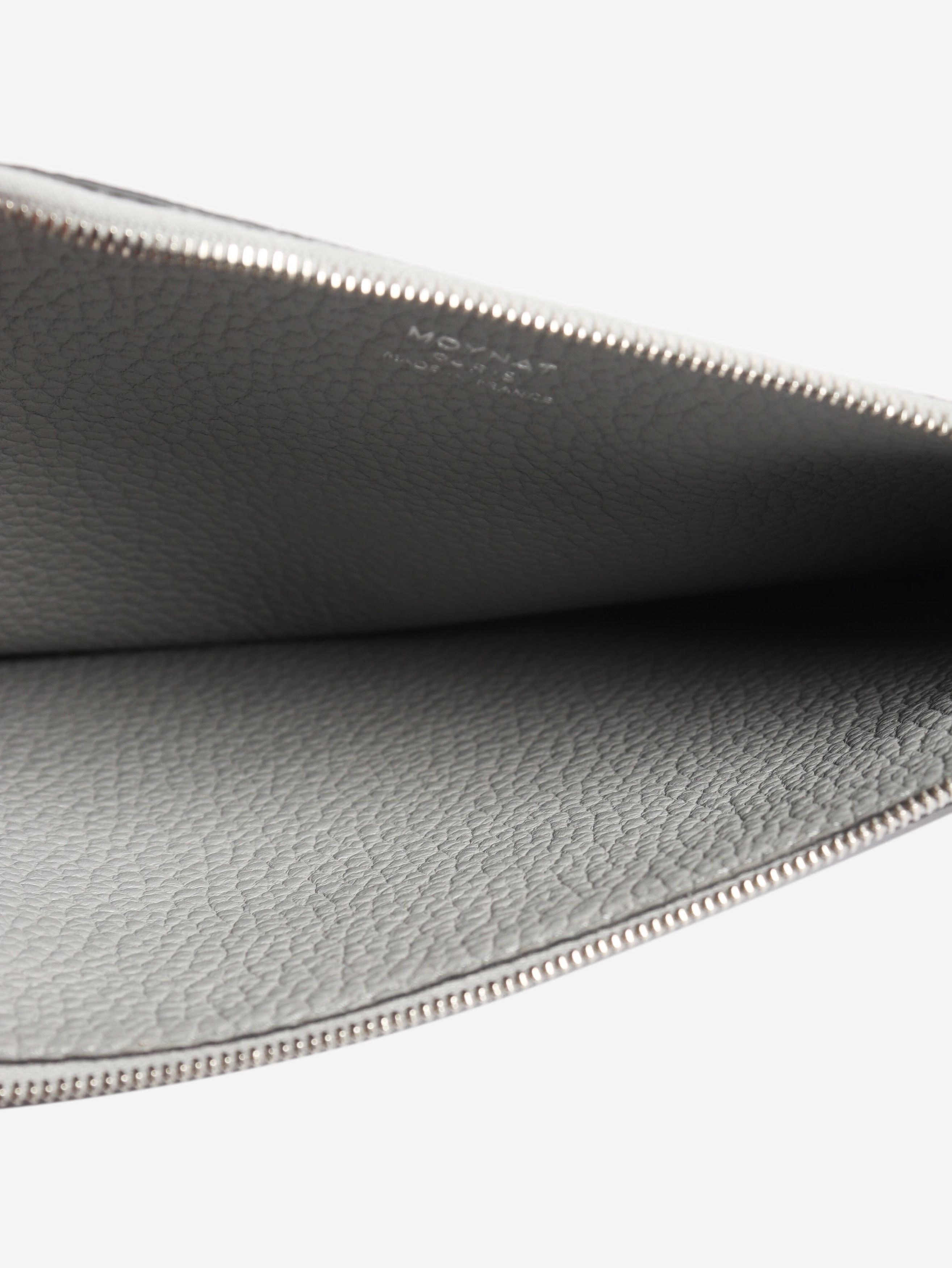 Moynat Grey leather zipped pouch Size ONE SIZE - 7 Thumbnail