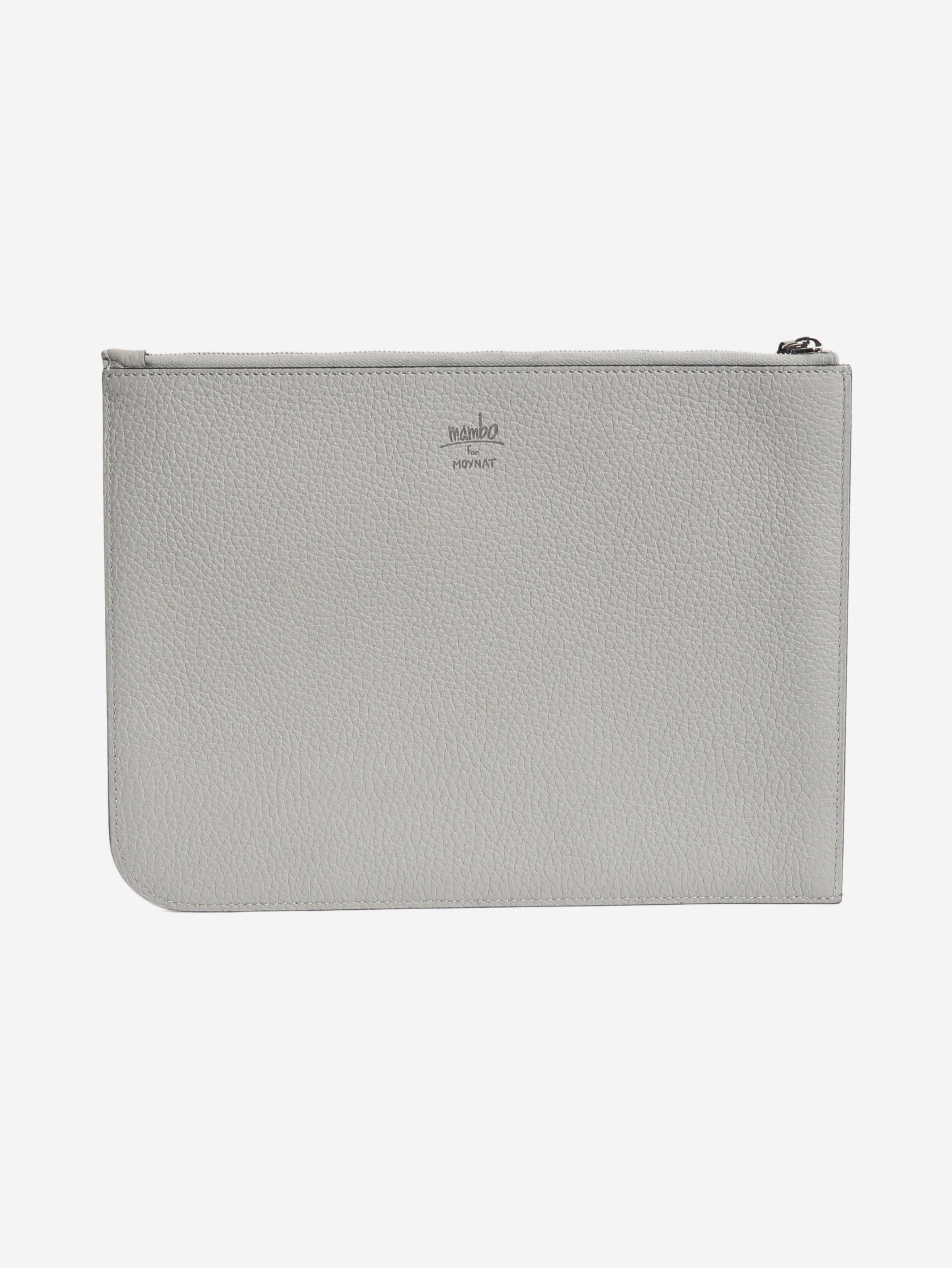 Moynat Grey leather zipped pouch Size ONE SIZE - 2 Thumbnail