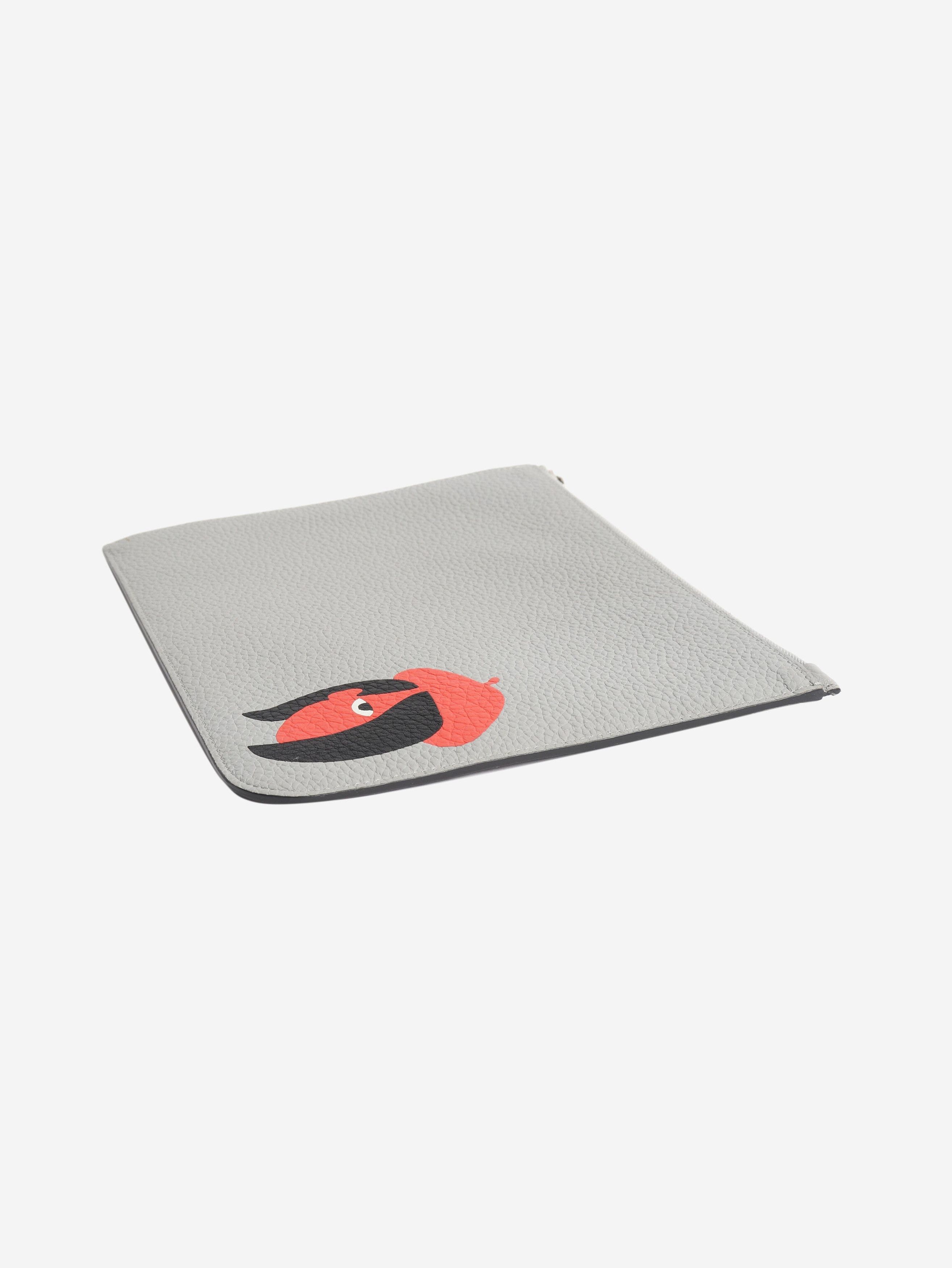 Moynat Grey leather zipped pouch Size ONE SIZE - 4 Thumbnail