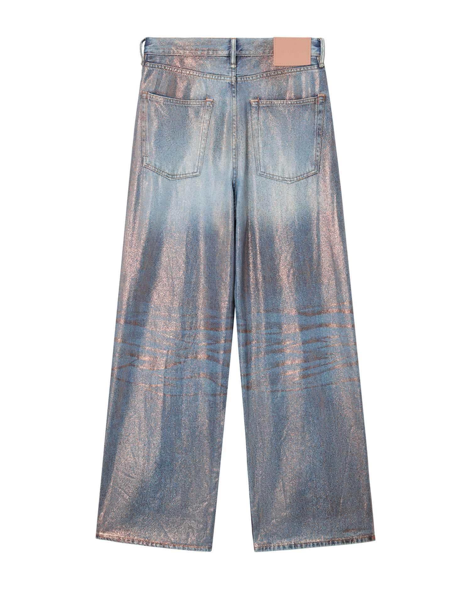 Acne Studios Acne Studios 1981 BAGGY FIT Metallic Rub Color Effect Jeans Size 26" / US 2 / IT 38 - 6 Thumbnail